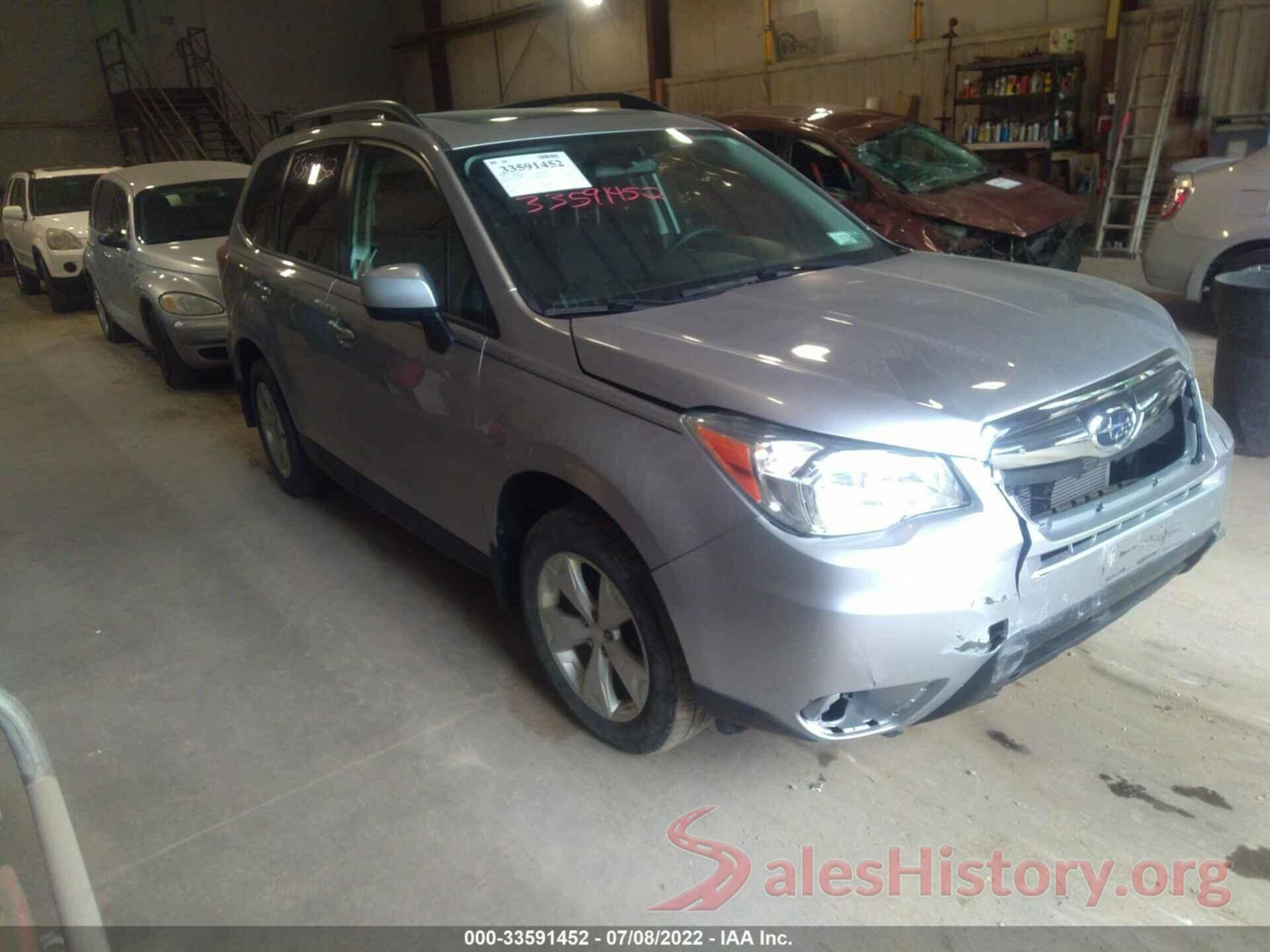 JF2SJADC3GG548982 2016 SUBARU FORESTER