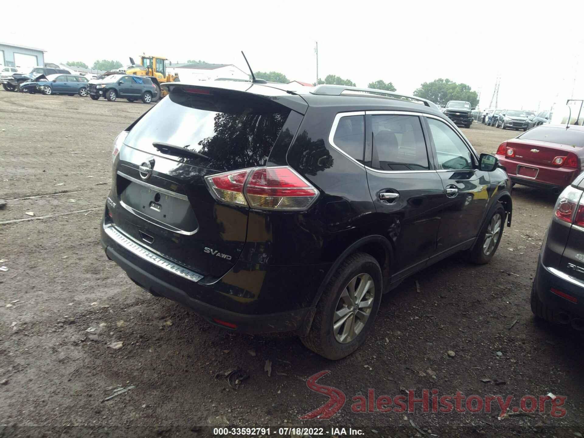 5N1AT2MVXGC818904 2016 NISSAN ROGUE