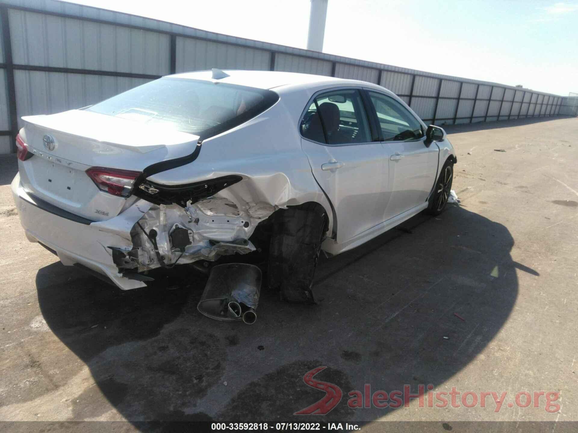 4T1B61HK0KU837020 2019 TOYOTA CAMRY