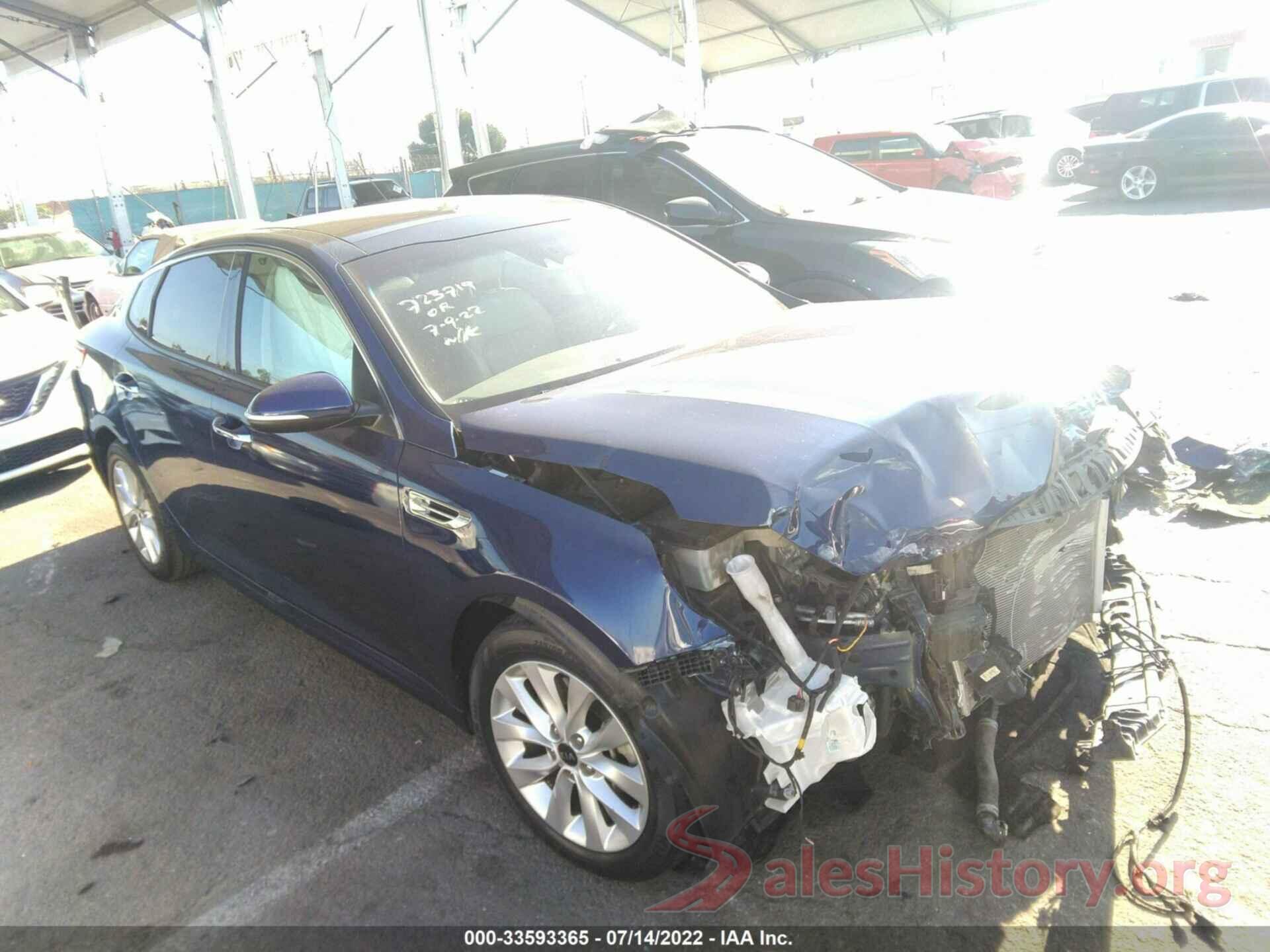 5XXGU4L31HG140259 2017 KIA OPTIMA