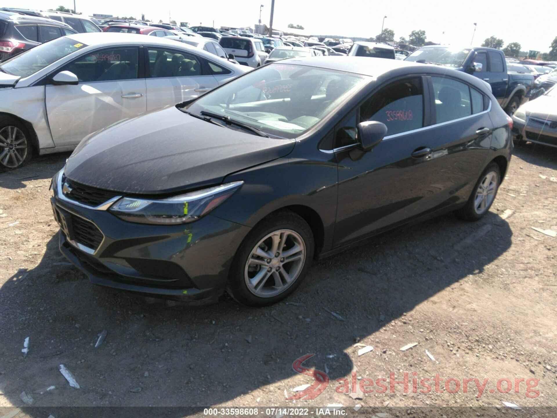 3G1BE6SM1JS635857 2018 CHEVROLET CRUZE