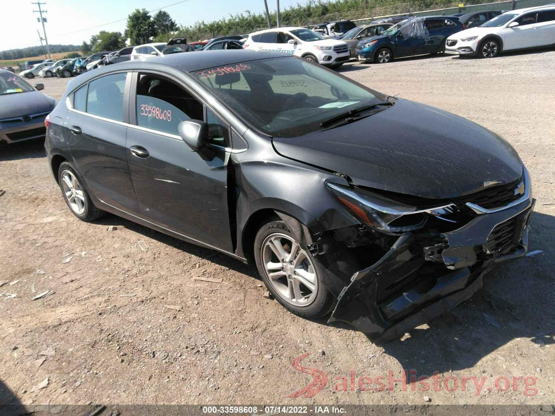 3G1BE6SM1JS635857 2018 CHEVROLET CRUZE