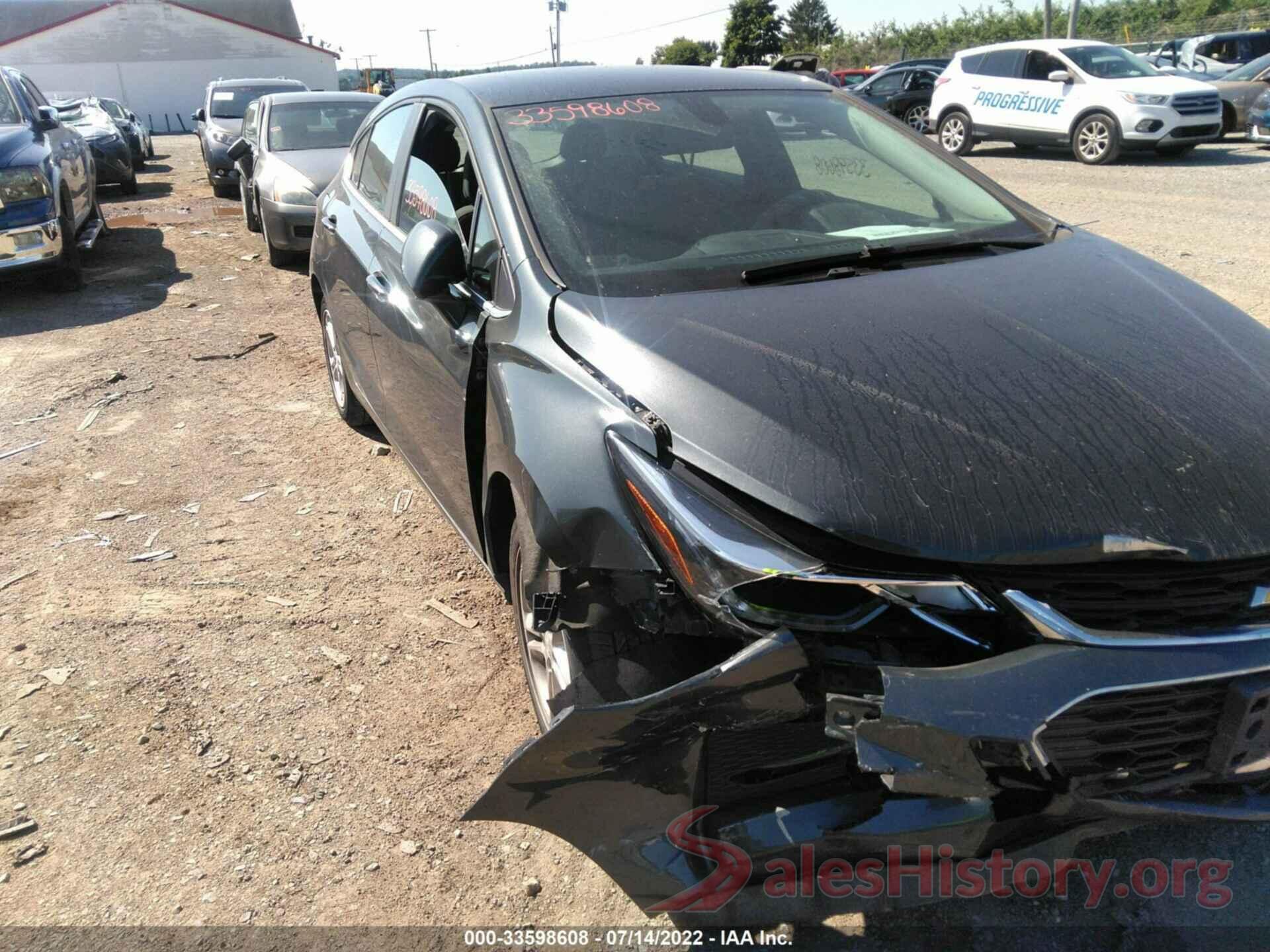 3G1BE6SM1JS635857 2018 CHEVROLET CRUZE