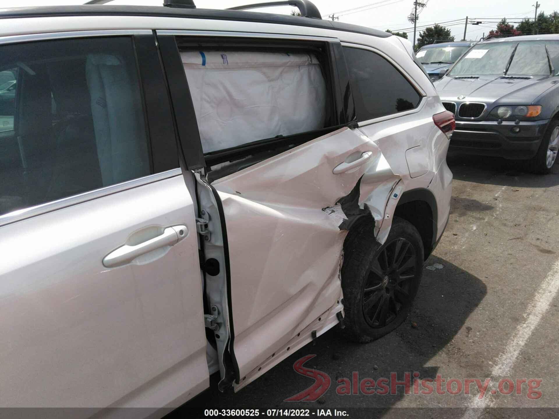 5TDKZRFH7KS346983 2019 TOYOTA HIGHLANDER