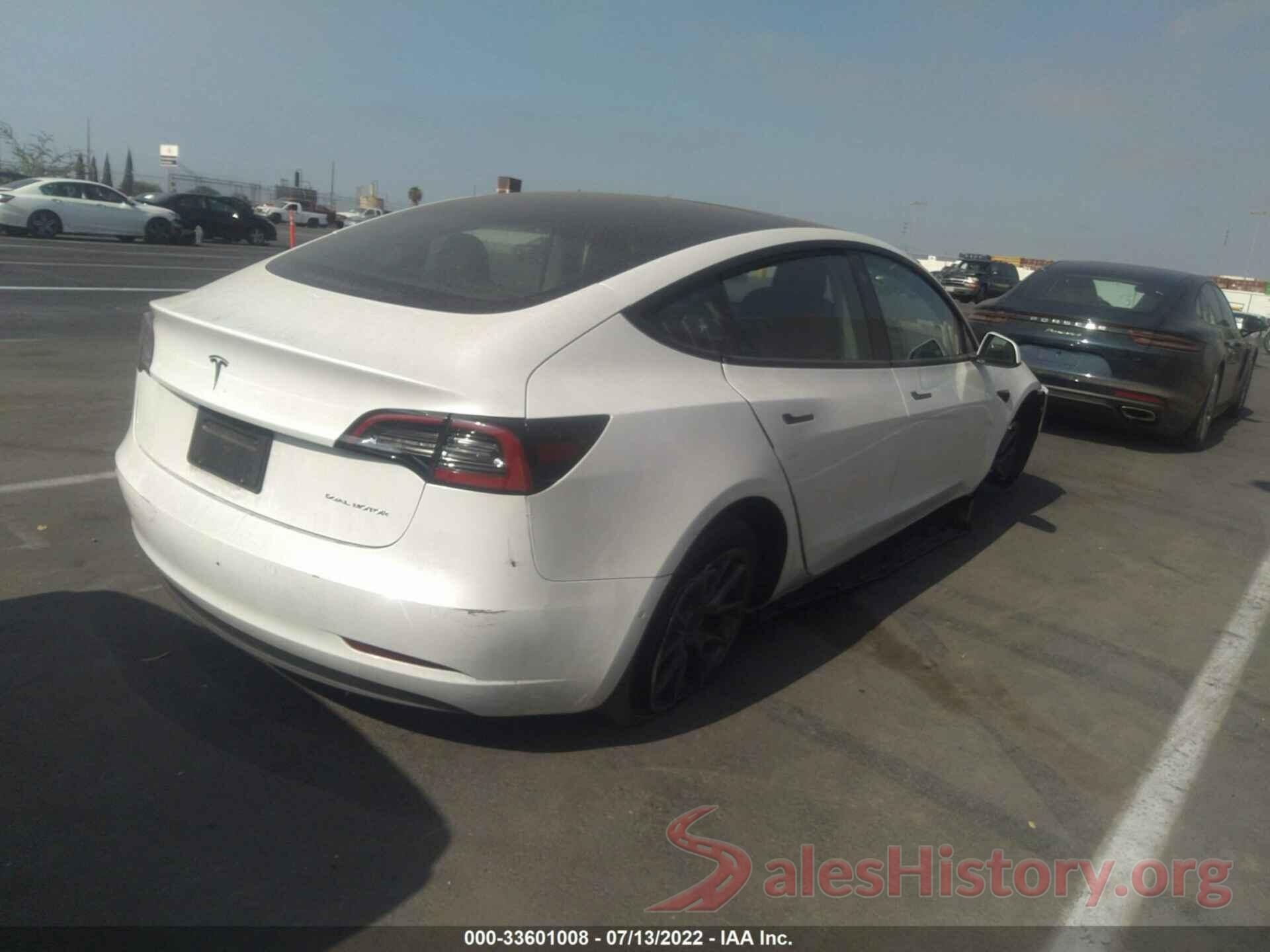 5YJ3E1EB0MF876556 2021 TESLA MODEL 3