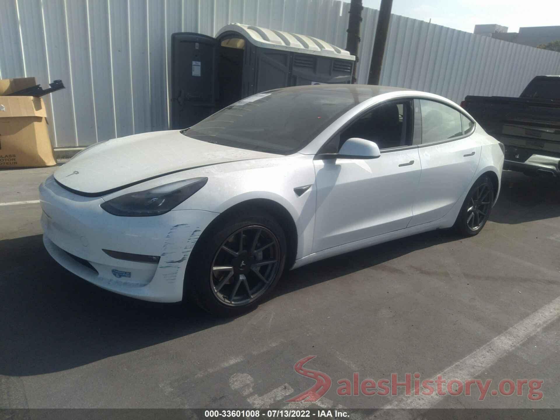 5YJ3E1EB0MF876556 2021 TESLA MODEL 3