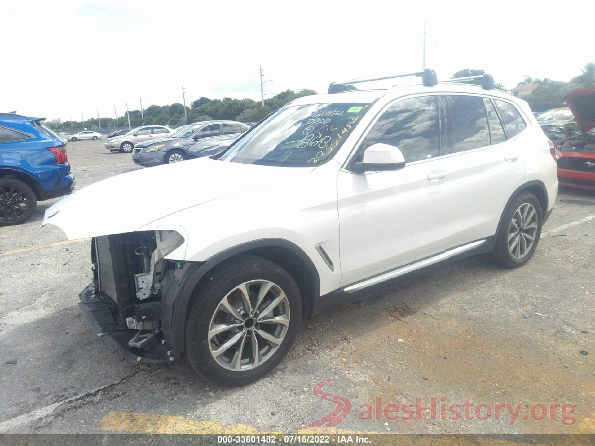 5UXTR7C58KLE97868 2019 BMW X3