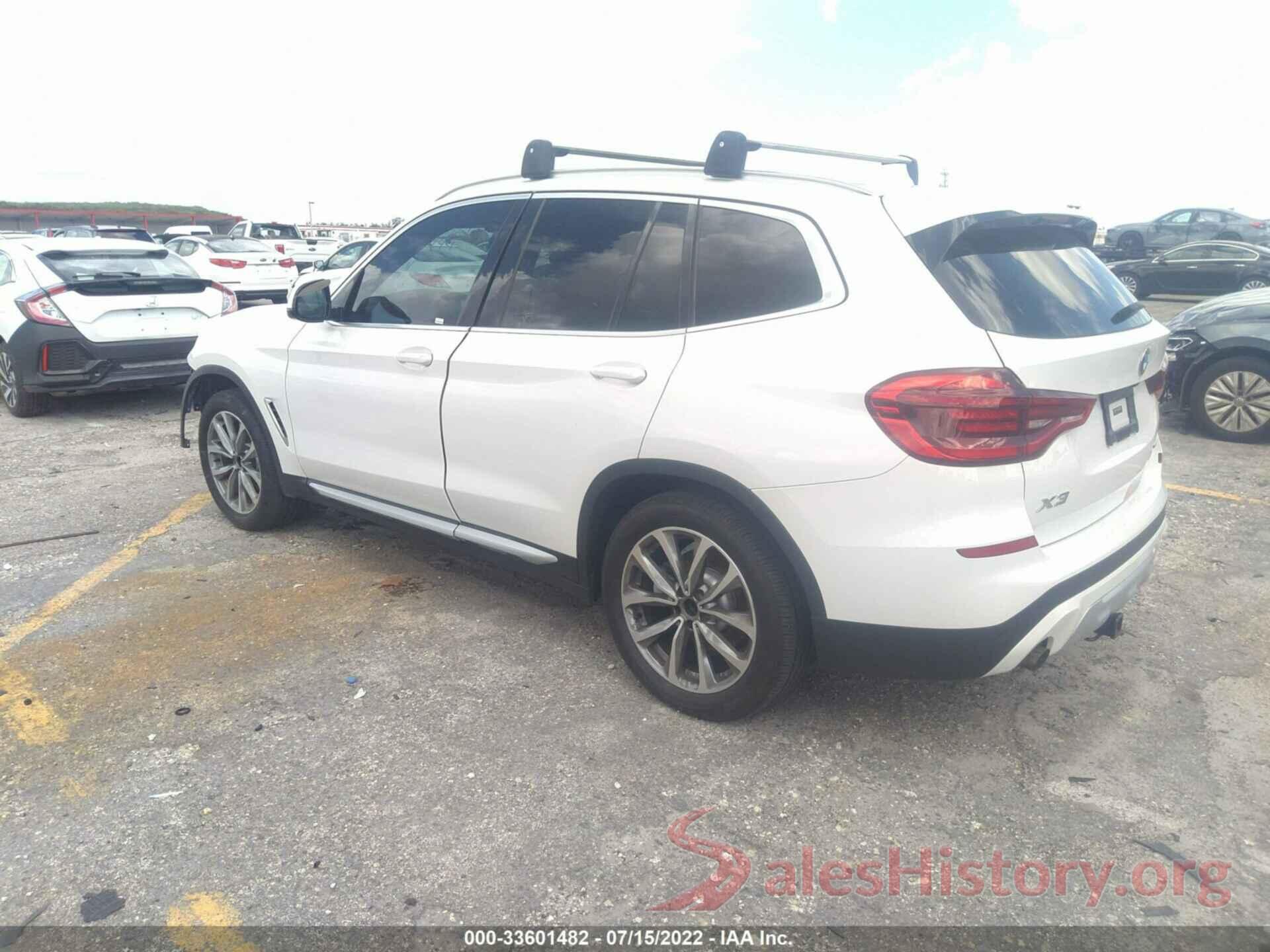 5UXTR7C58KLE97868 2019 BMW X3