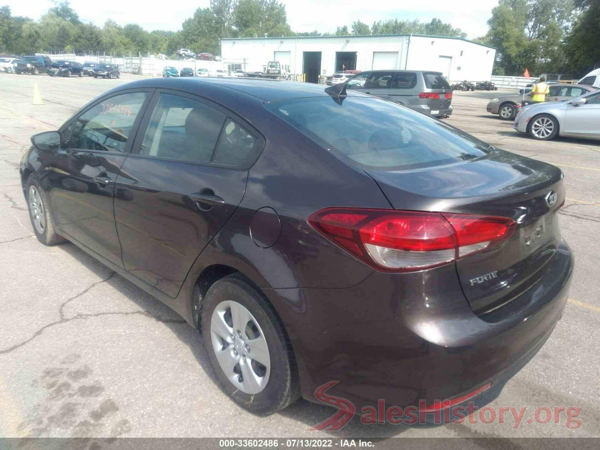 3KPFK4A79HE148576 2017 KIA FORTE