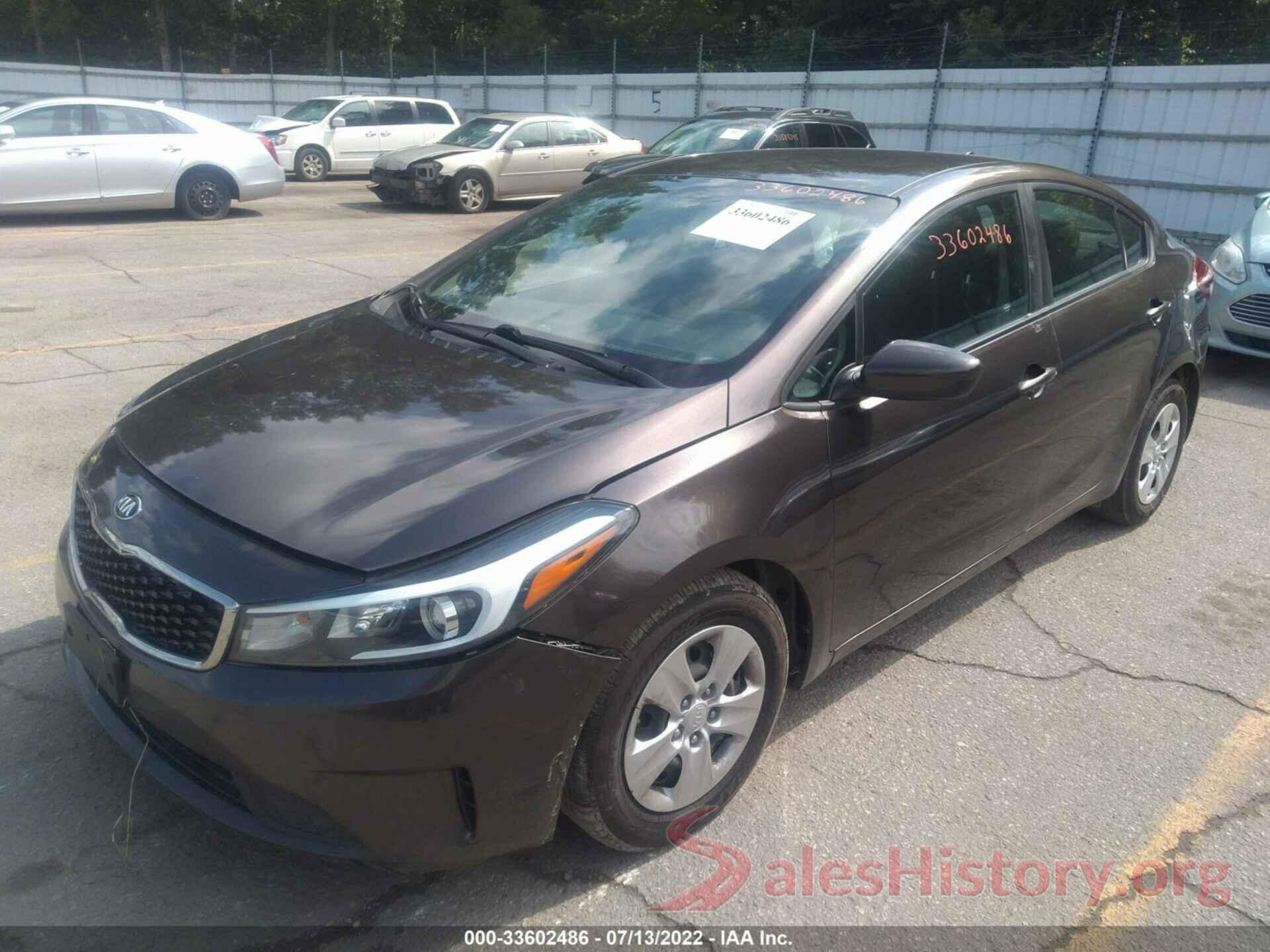 3KPFK4A79HE148576 2017 KIA FORTE