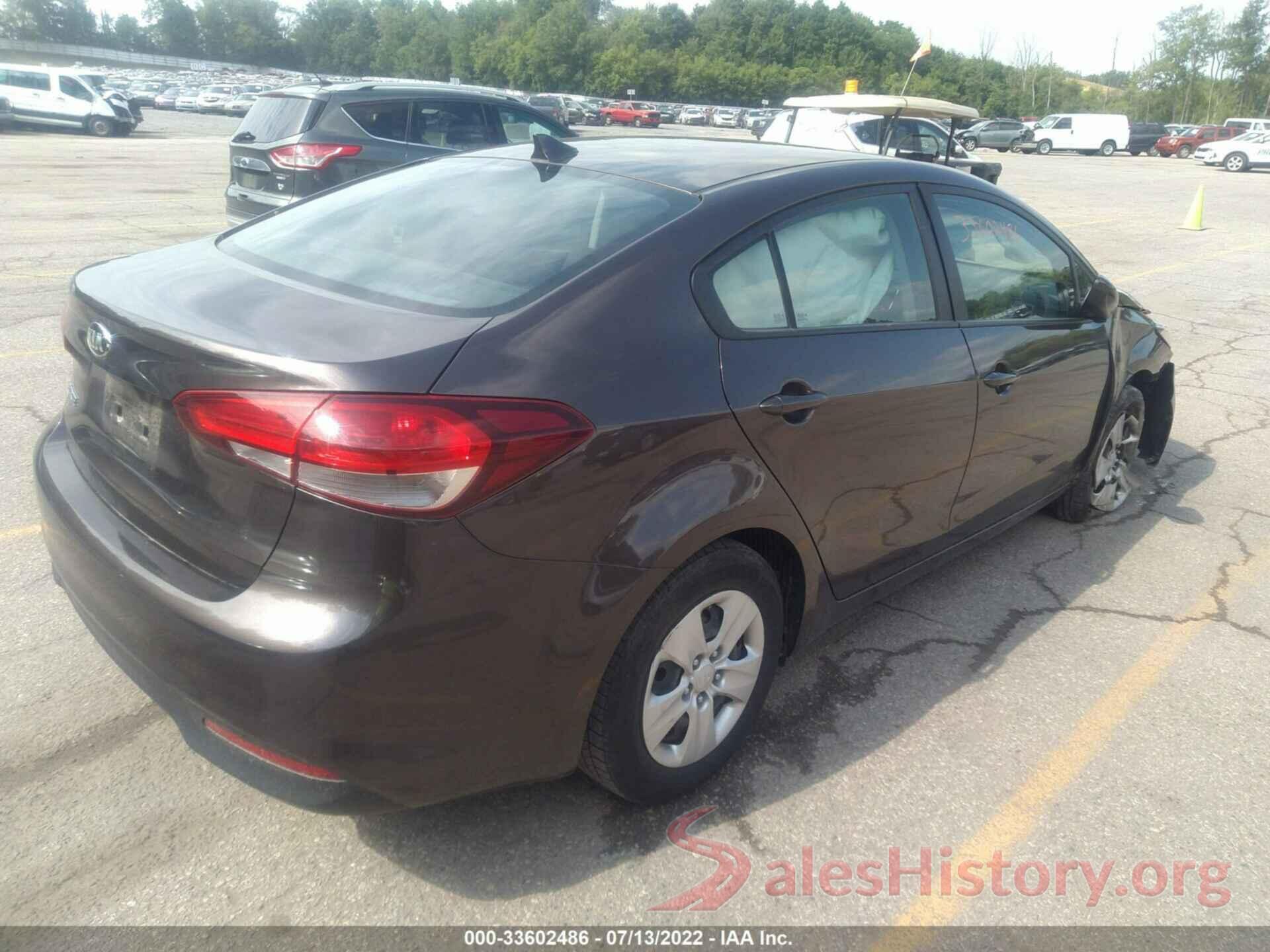 3KPFK4A79HE148576 2017 KIA FORTE