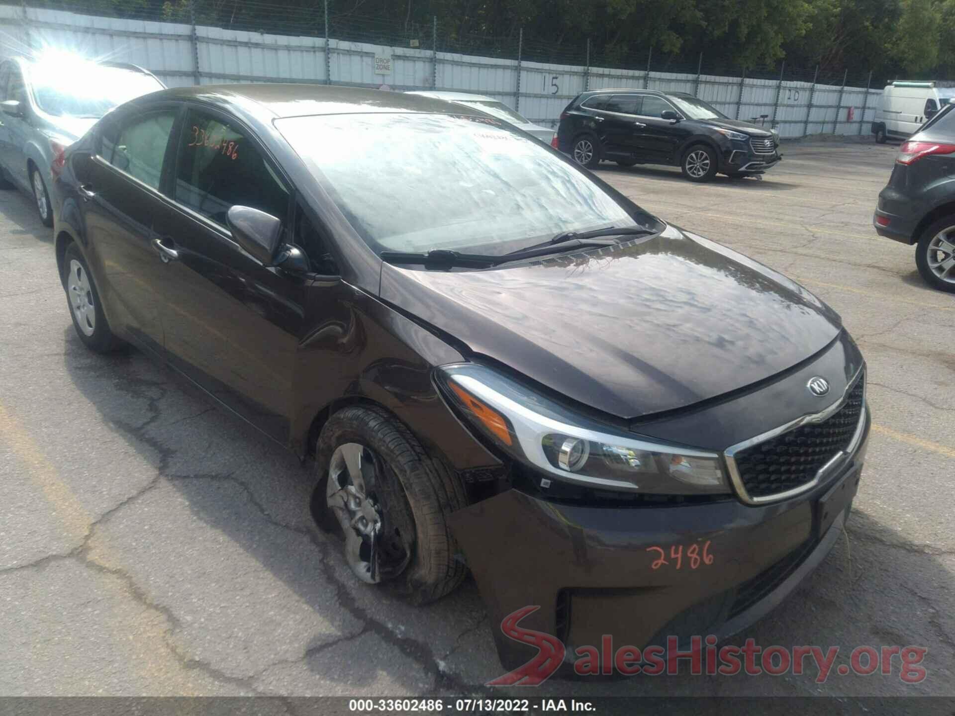 3KPFK4A79HE148576 2017 KIA FORTE