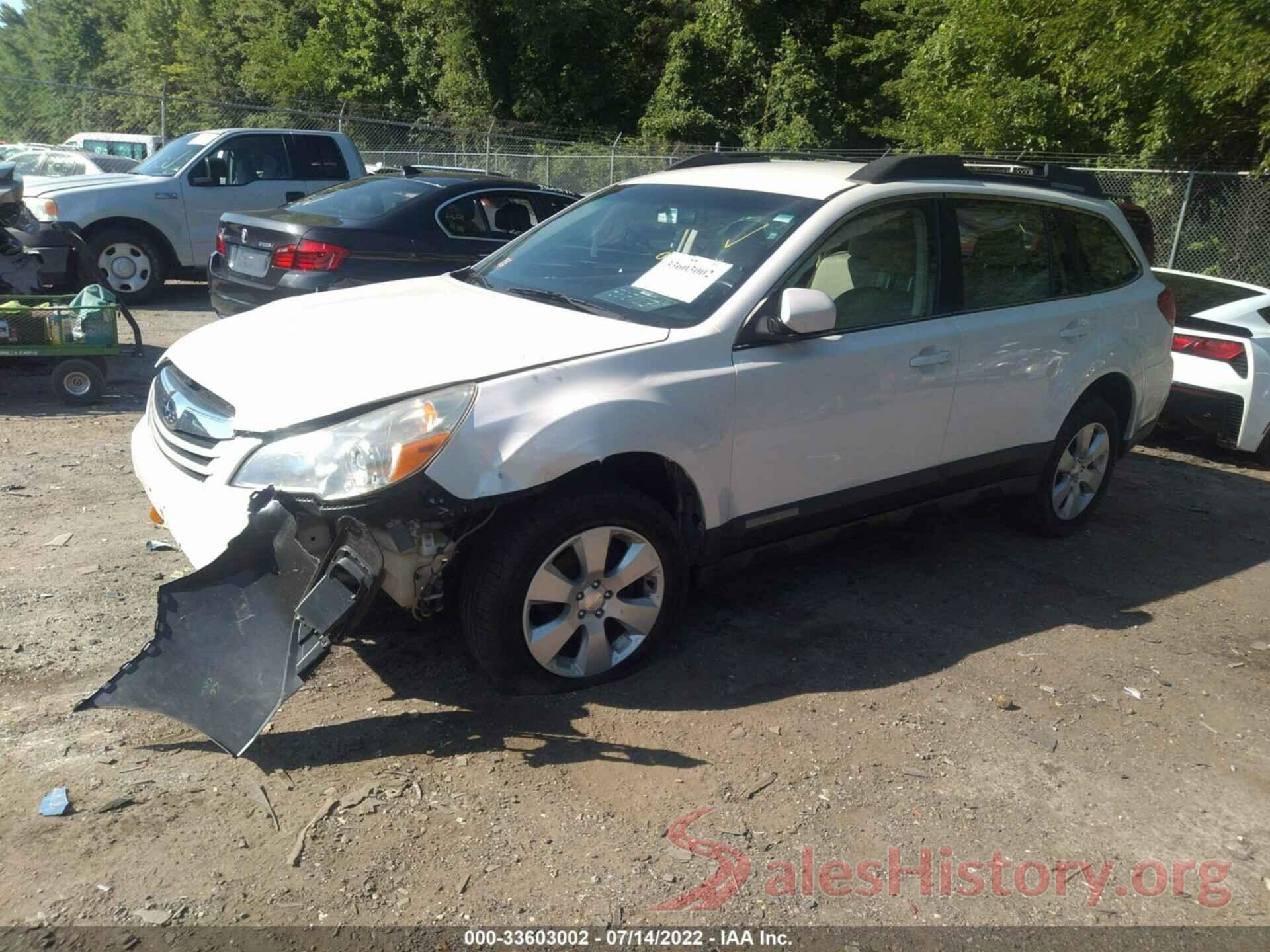 4S4BRBAC5C3217612 2012 SUBARU OUTBACK