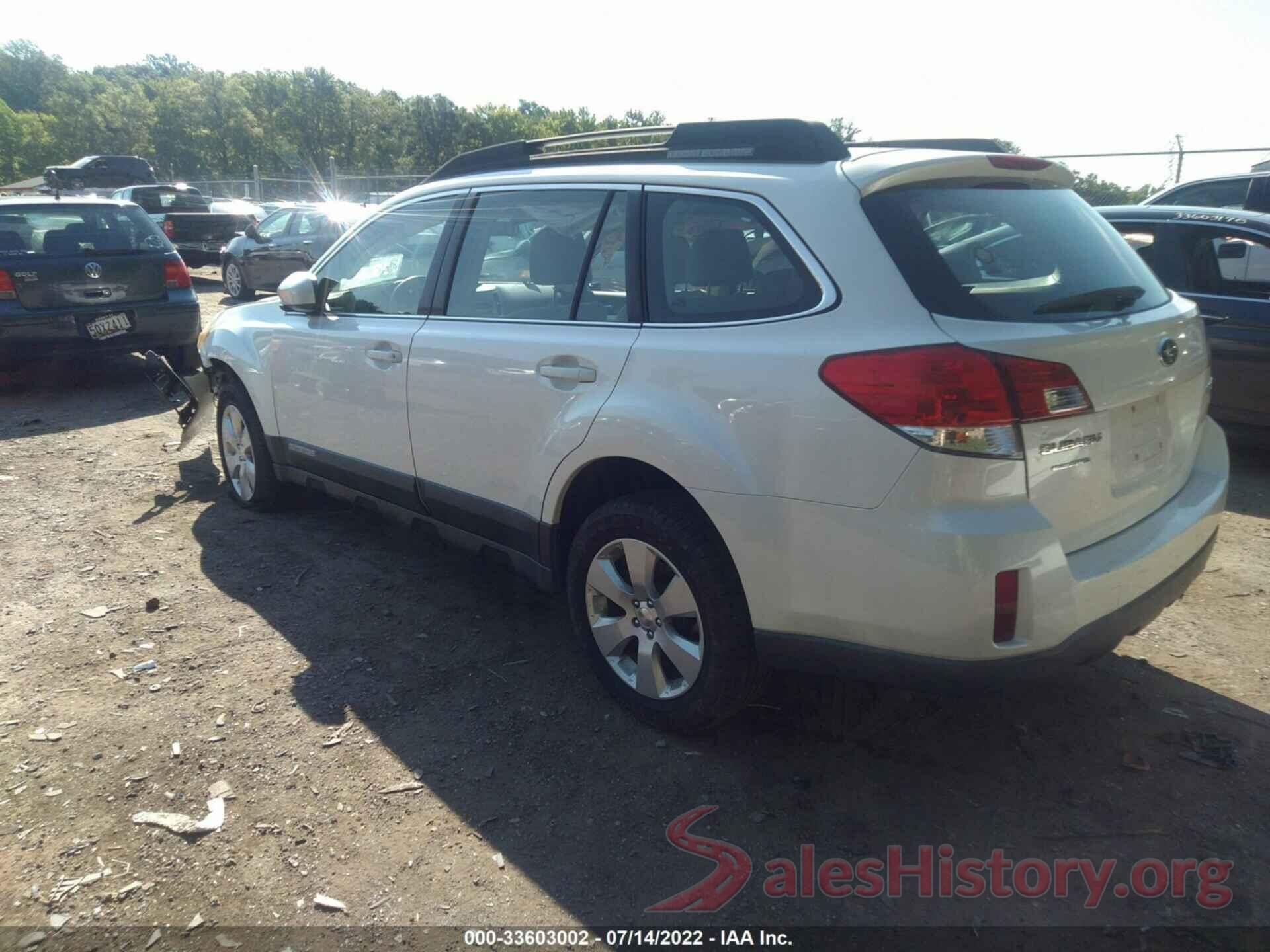 4S4BRBAC5C3217612 2012 SUBARU OUTBACK