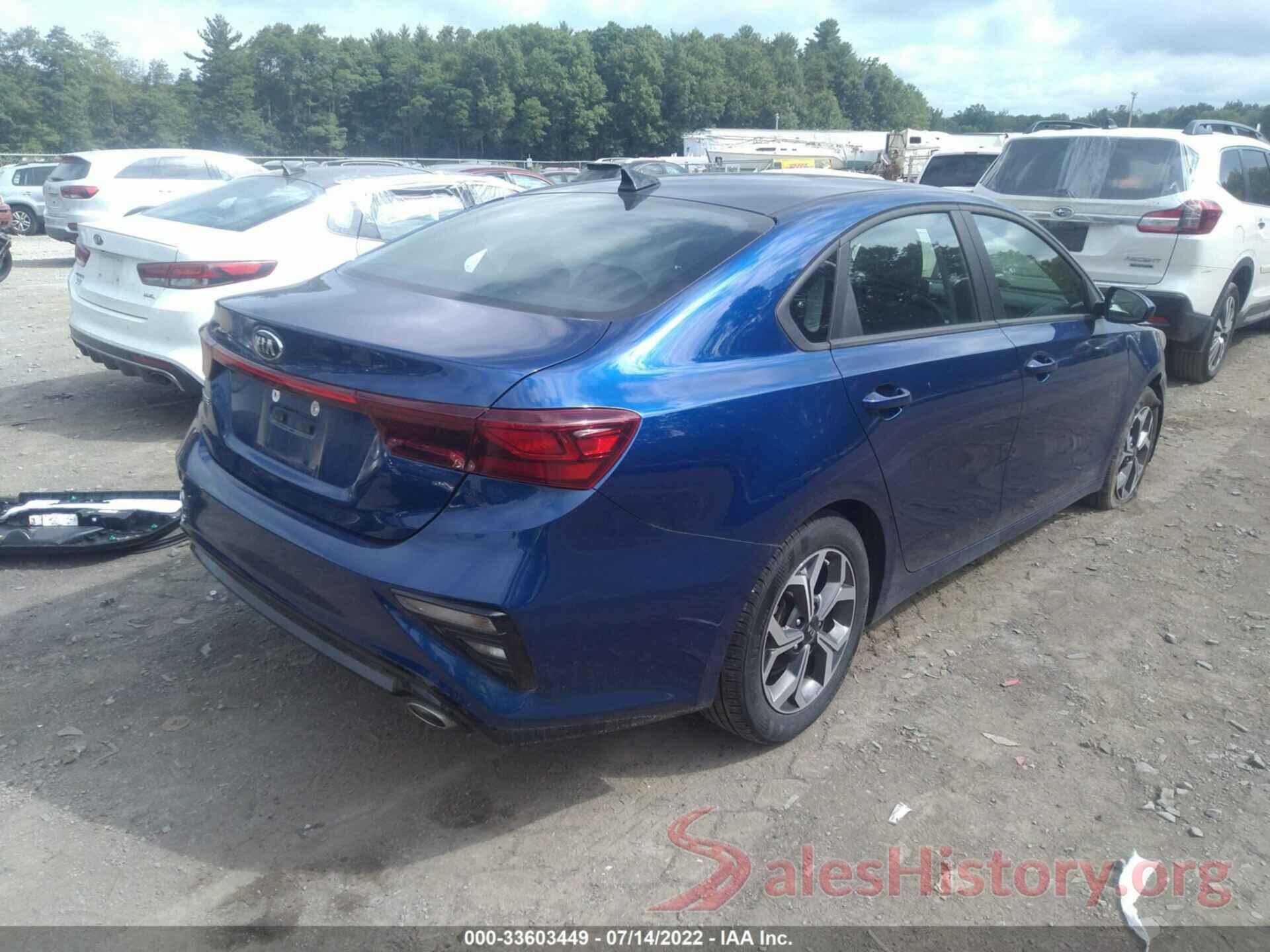 3KPF24AD9LE262057 2020 KIA FORTE