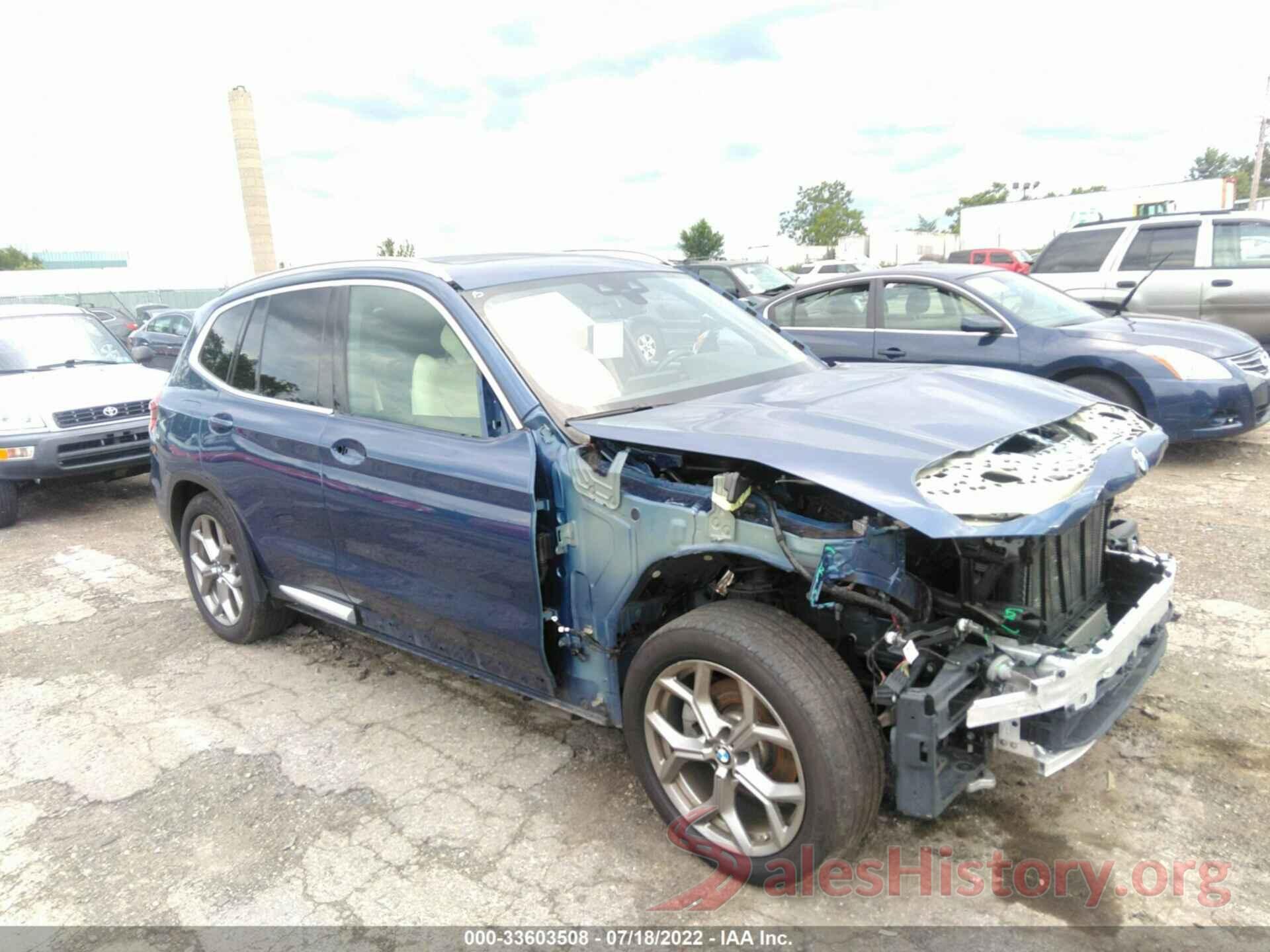 5UXTY5C06LLT33206 2020 BMW X3