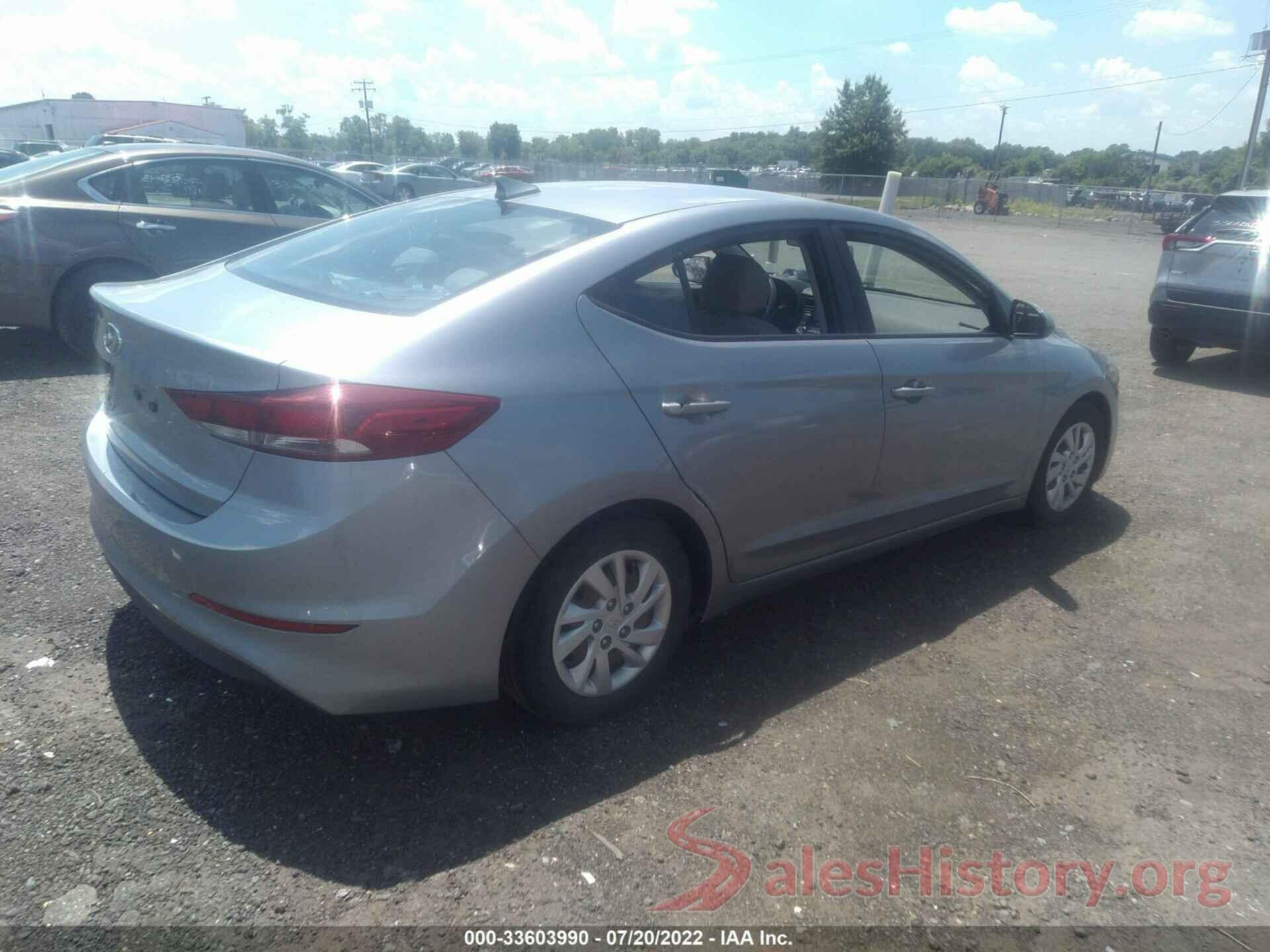 5NPD74LF4HH149417 2017 HYUNDAI ELANTRA