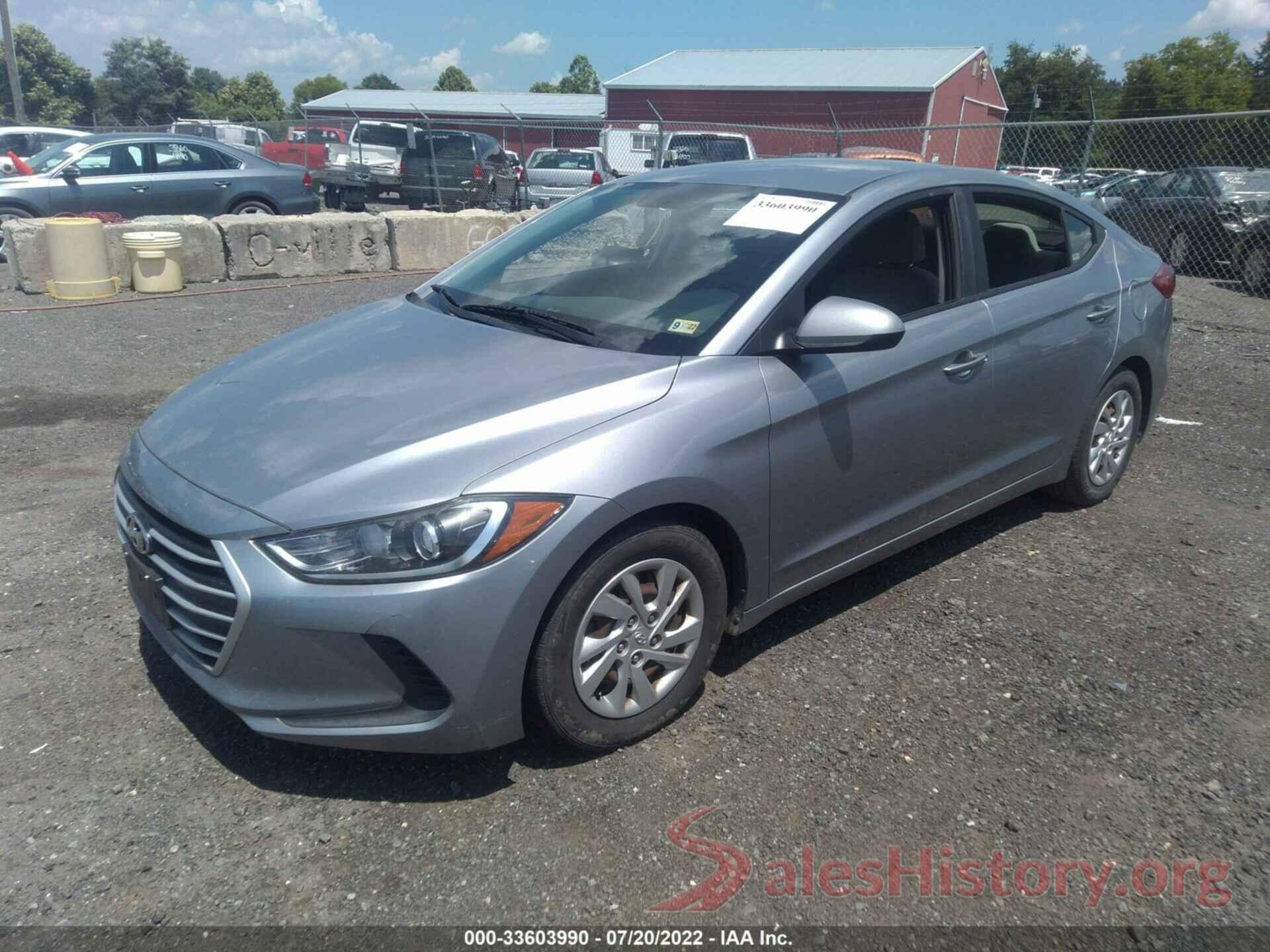 5NPD74LF4HH149417 2017 HYUNDAI ELANTRA