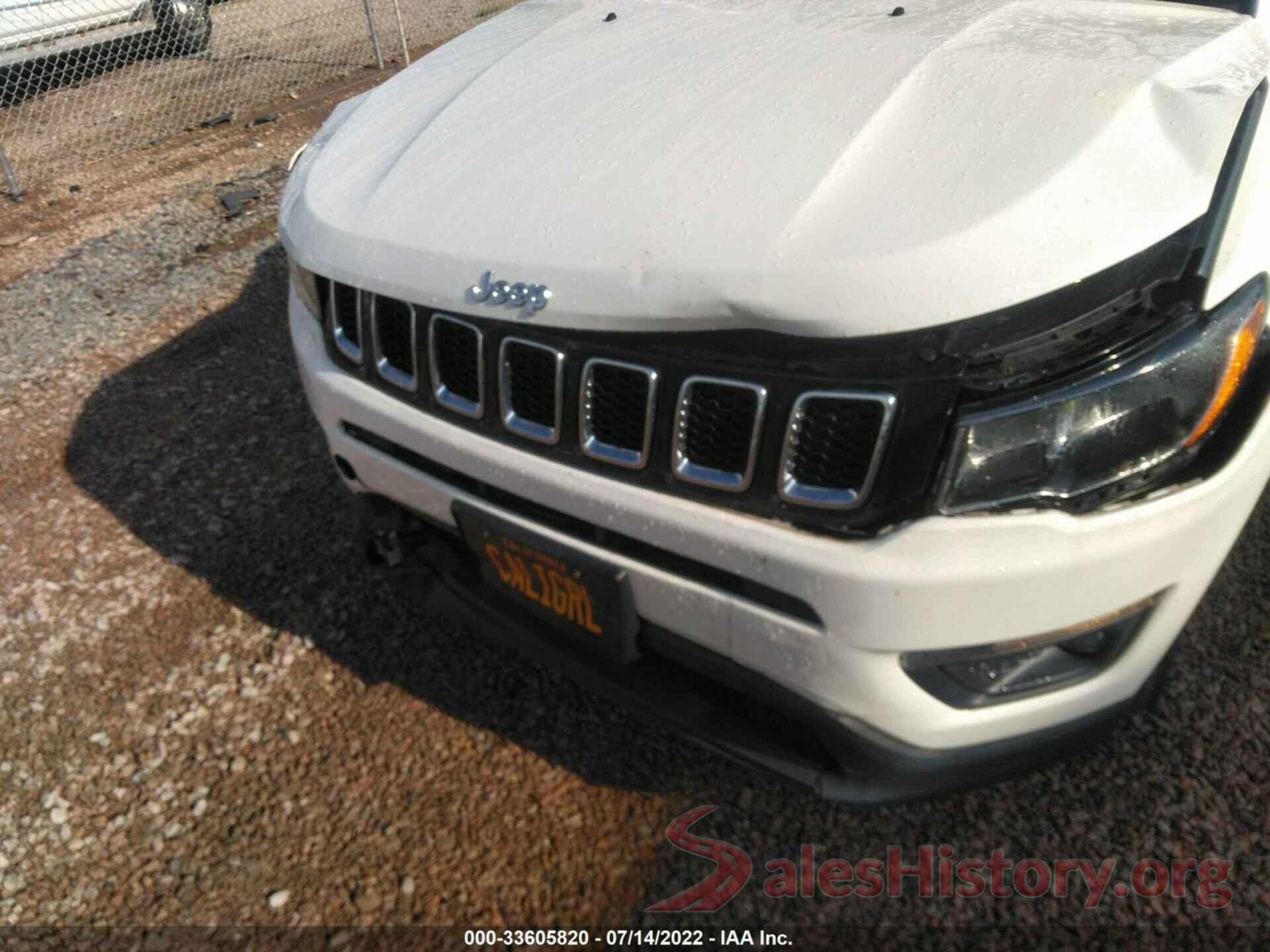 3C4NJDBB0HT657596 2017 JEEP COMPASS