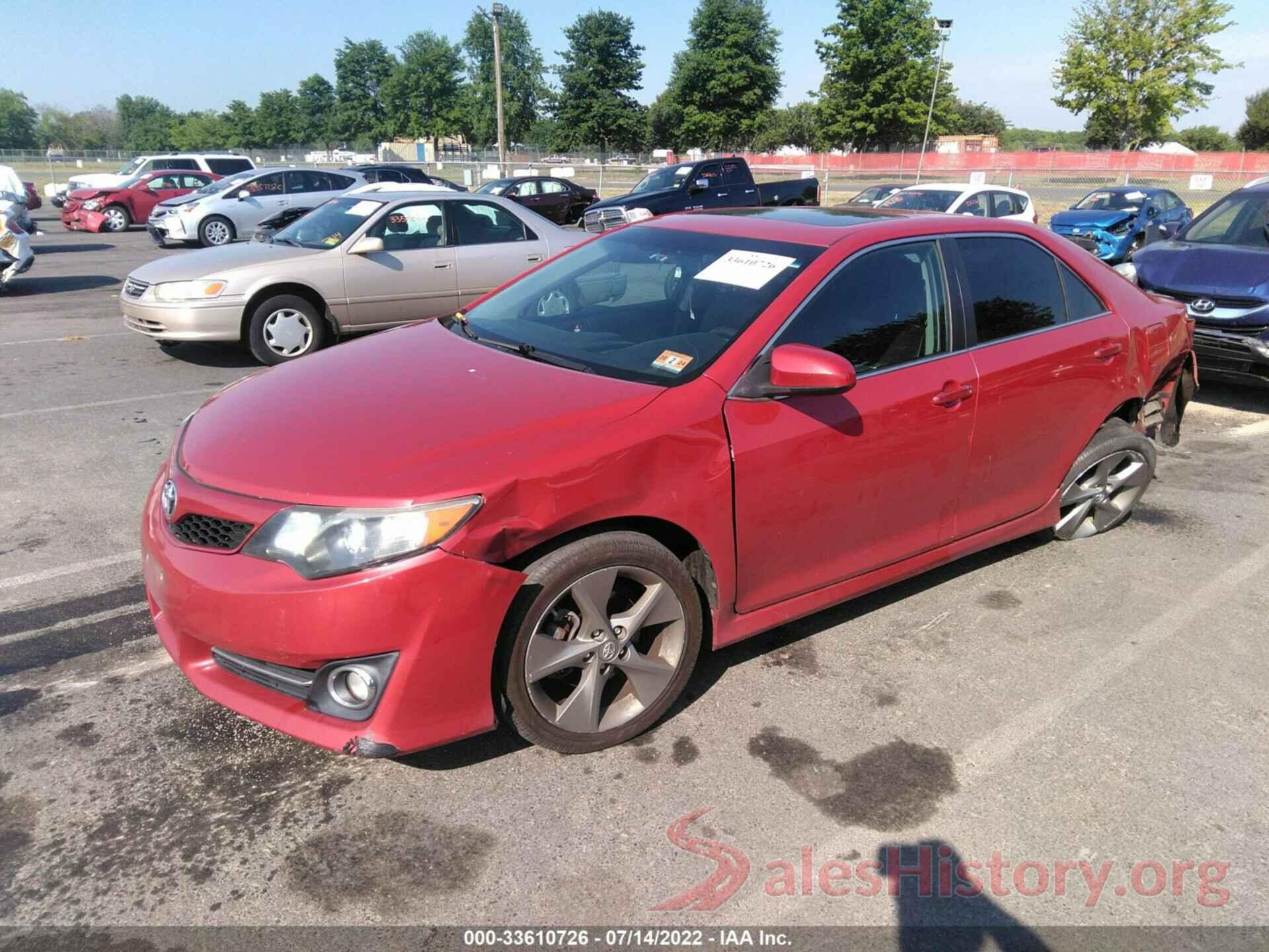 4T1BF1FK7CU637269 2012 TOYOTA CAMRY