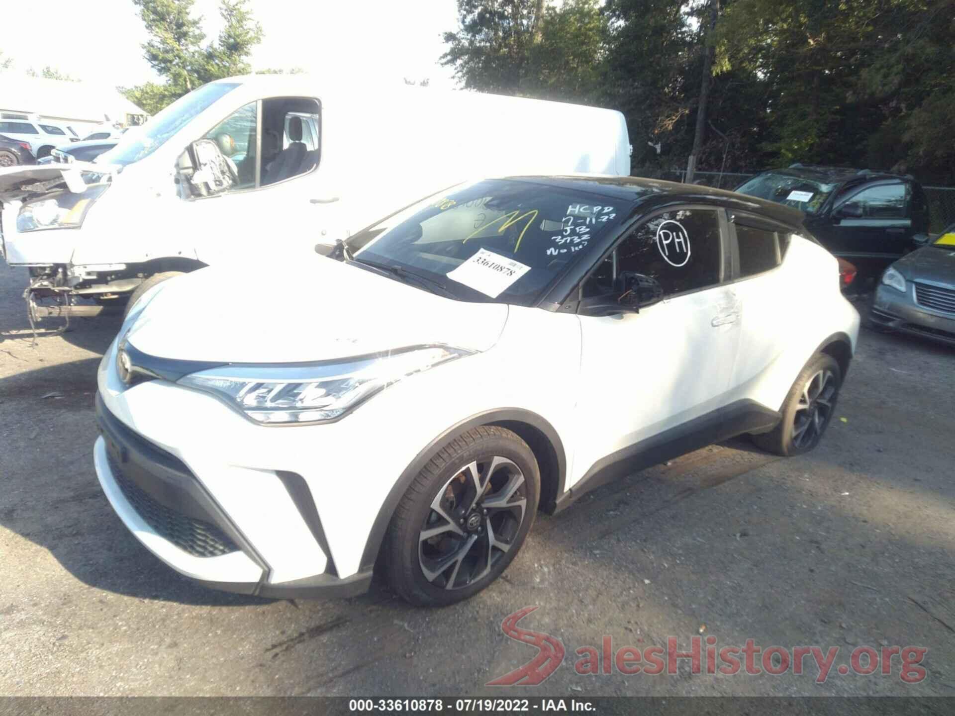 NMTKHMBX2LR103732 2020 TOYOTA C-HR