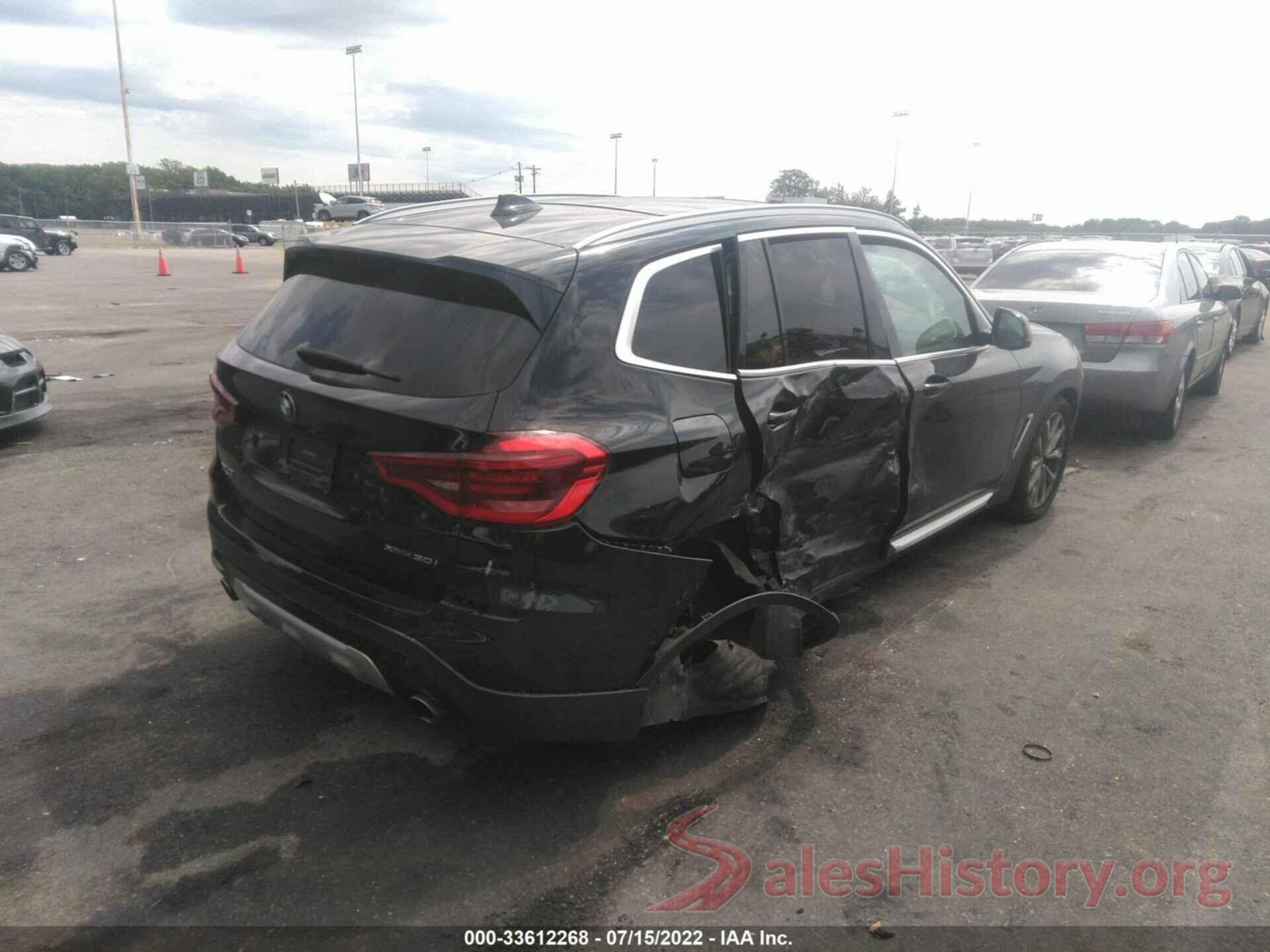 5UXTR9C50KLR07216 2019 BMW X3