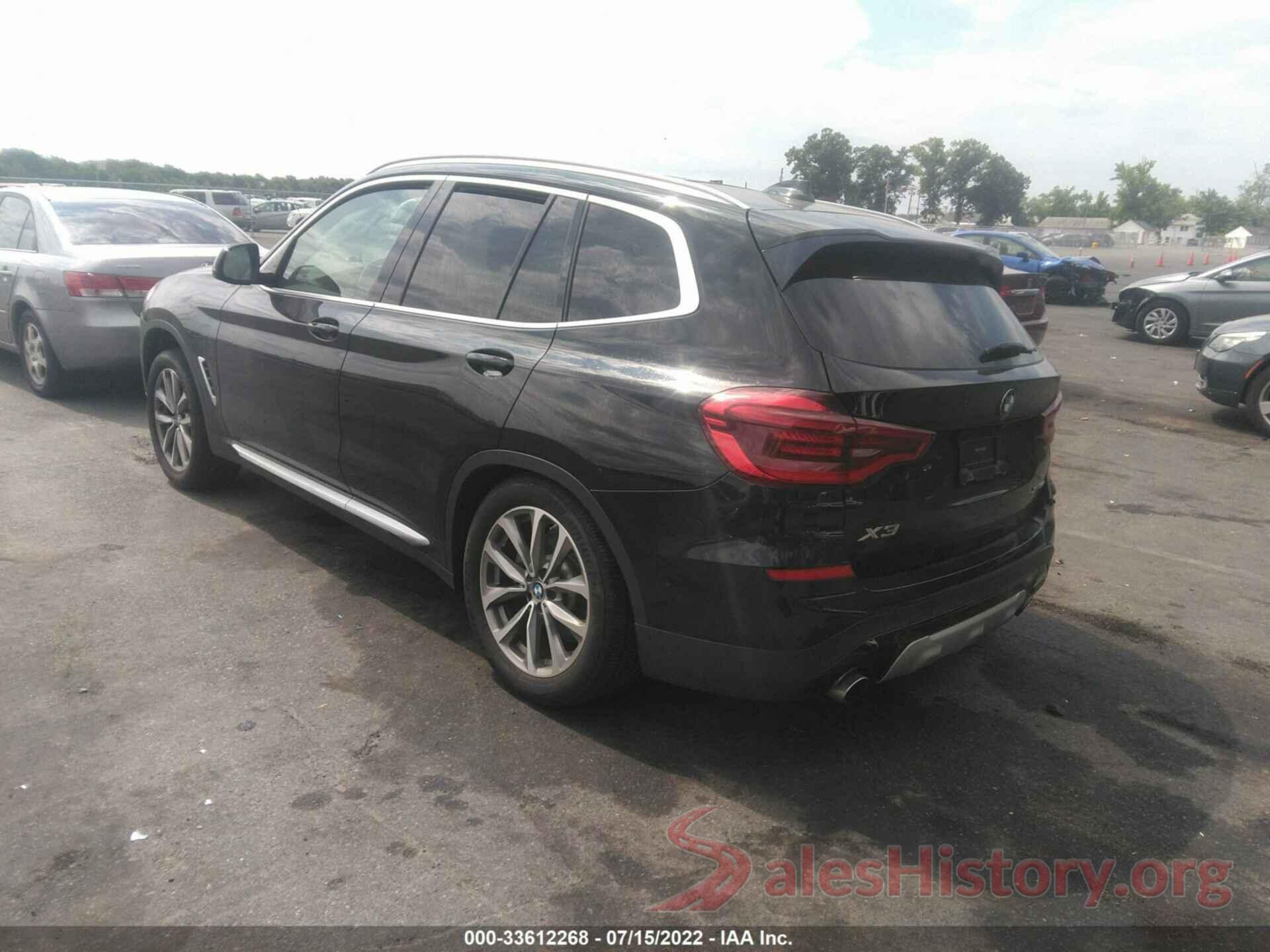 5UXTR9C50KLR07216 2019 BMW X3