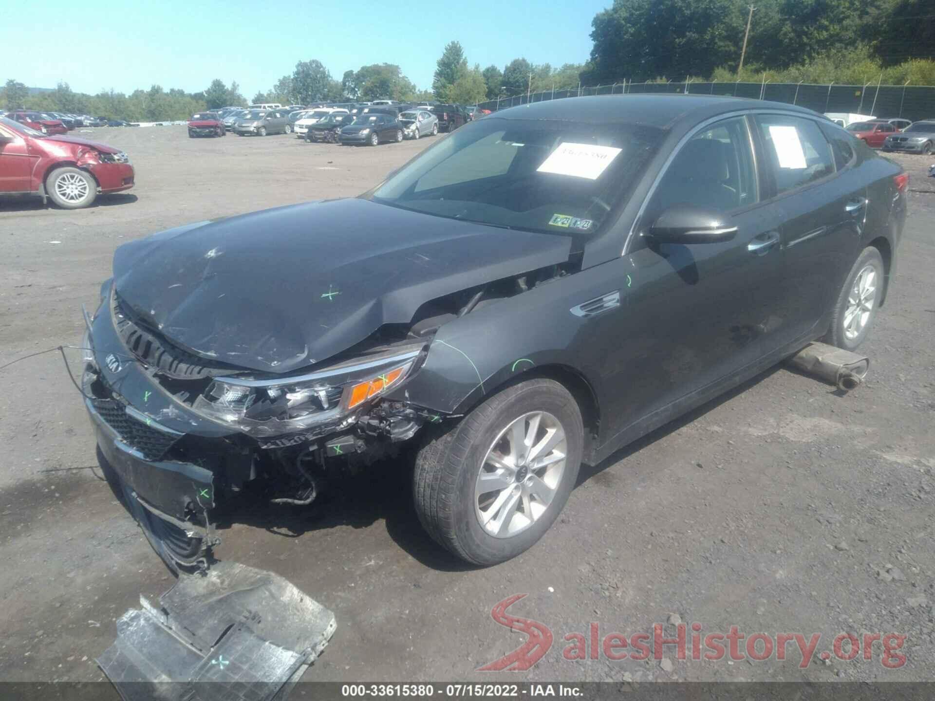 KNAGT4L38G5078538 2016 KIA OPTIMA