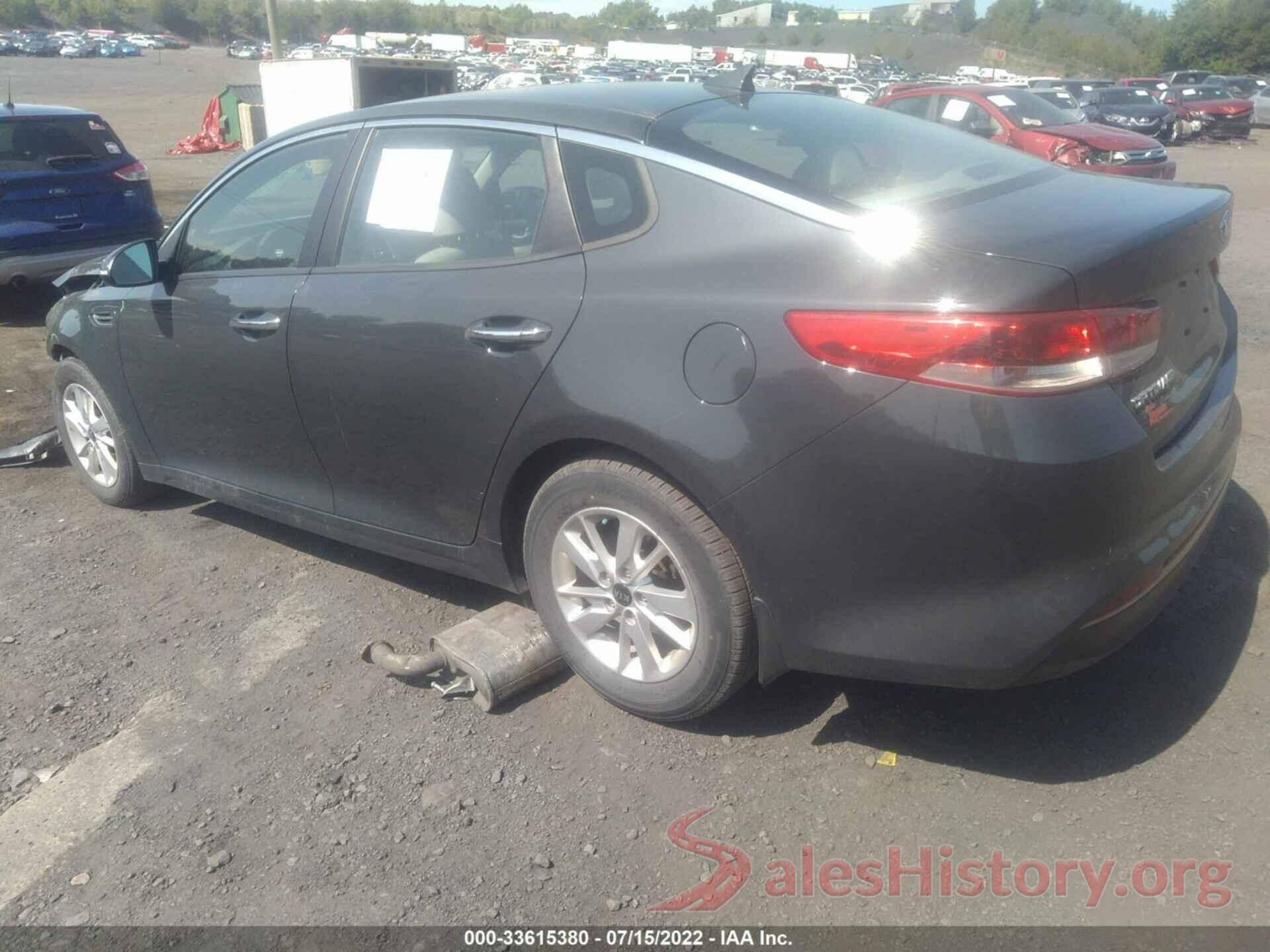 KNAGT4L38G5078538 2016 KIA OPTIMA