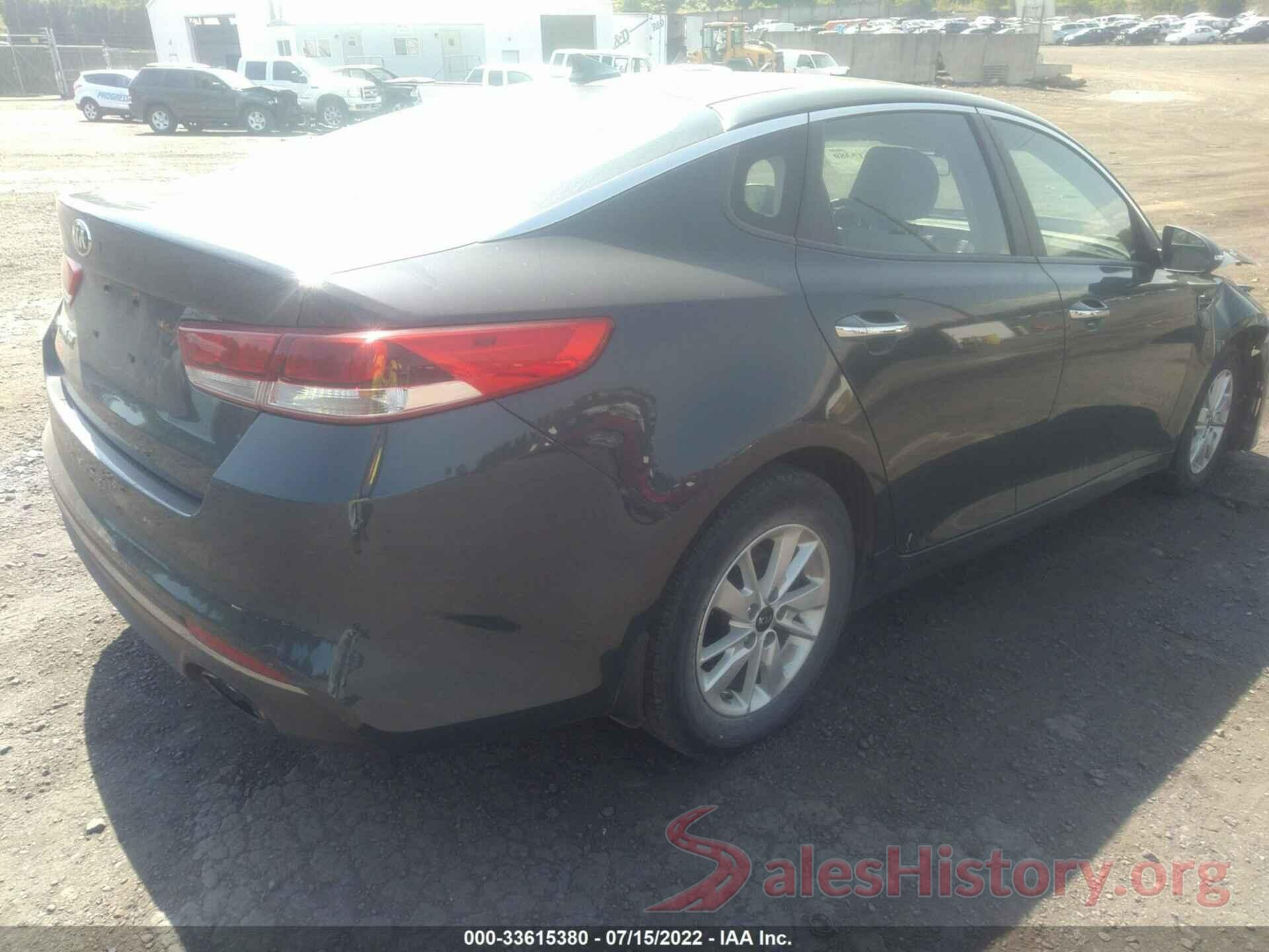 KNAGT4L38G5078538 2016 KIA OPTIMA