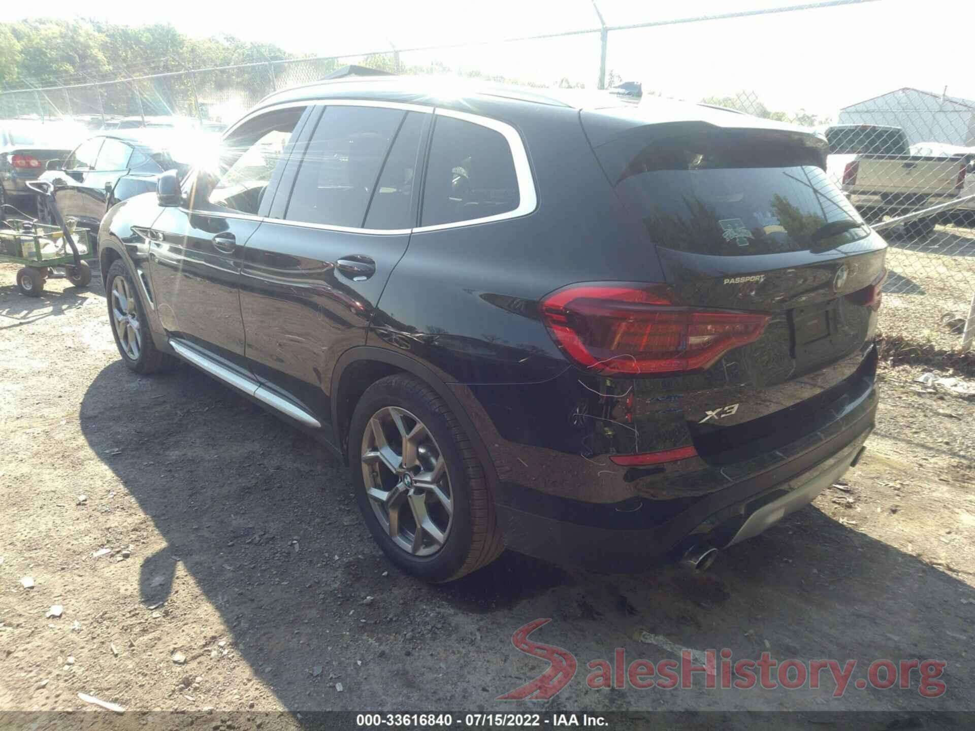 5UXTY5C04LLT37657 2020 BMW X3