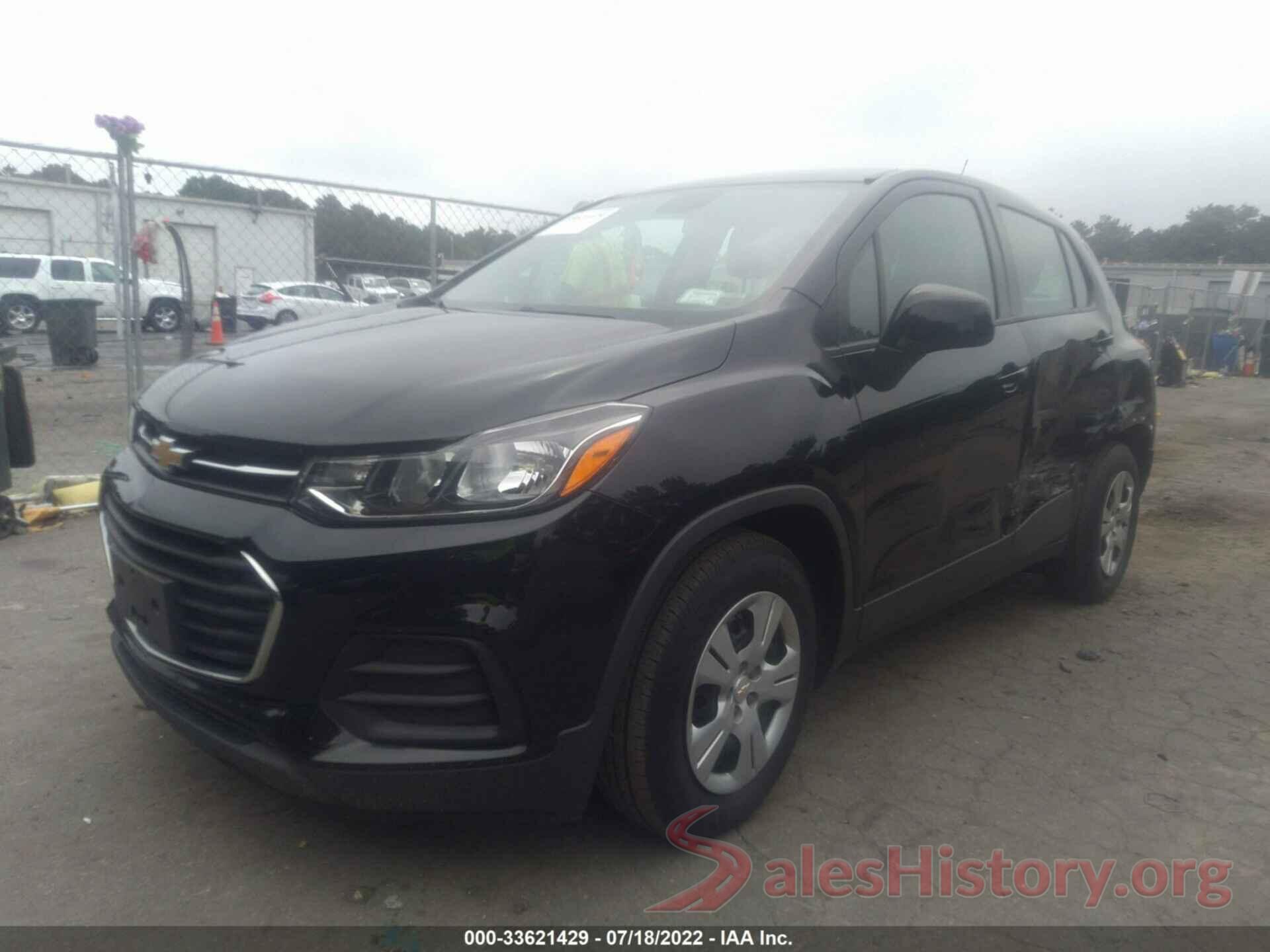 3GNCJKSBXJL311919 2018 CHEVROLET TRAX