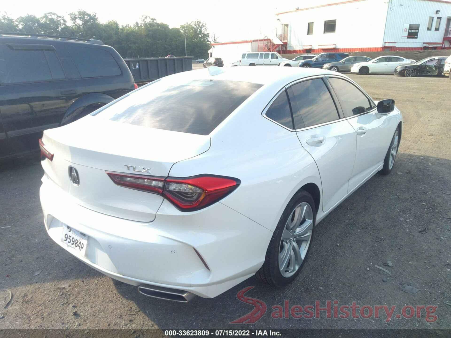 19UUB5F51NA470973 2022 ACURA TLX