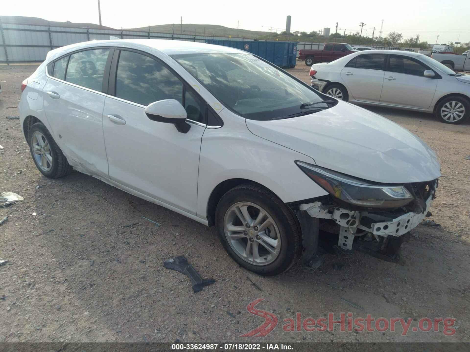 3G1BE6SM3JS599704 2018 CHEVROLET CRUZE