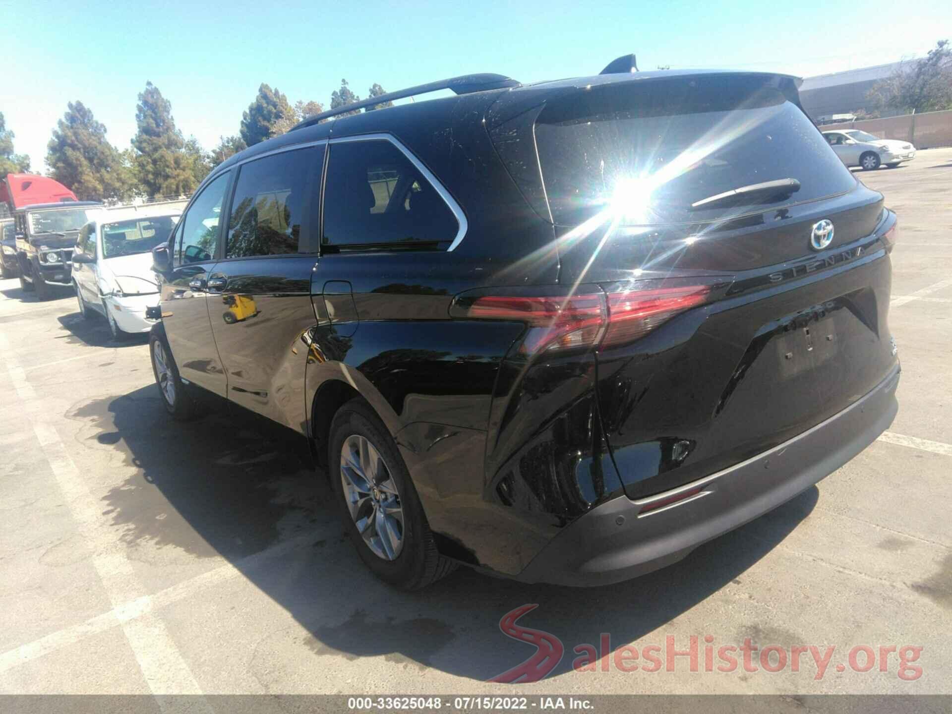 5TDJRKEC6MS030437 2021 TOYOTA SIENNA