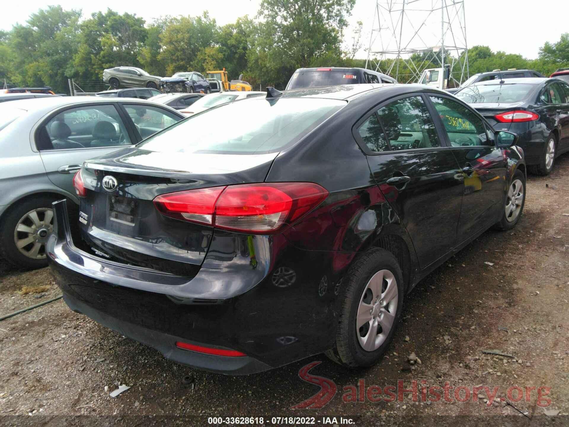 3KPFK4A75JE273726 2018 KIA FORTE