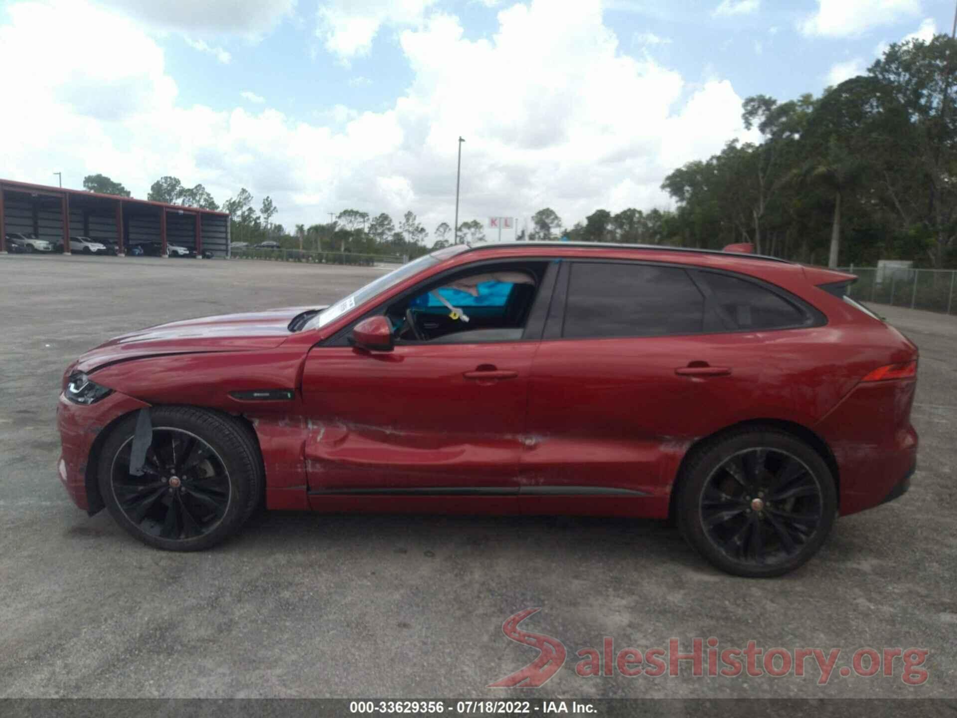 SADCL2GX7JA286920 2018 JAGUAR F-PACE