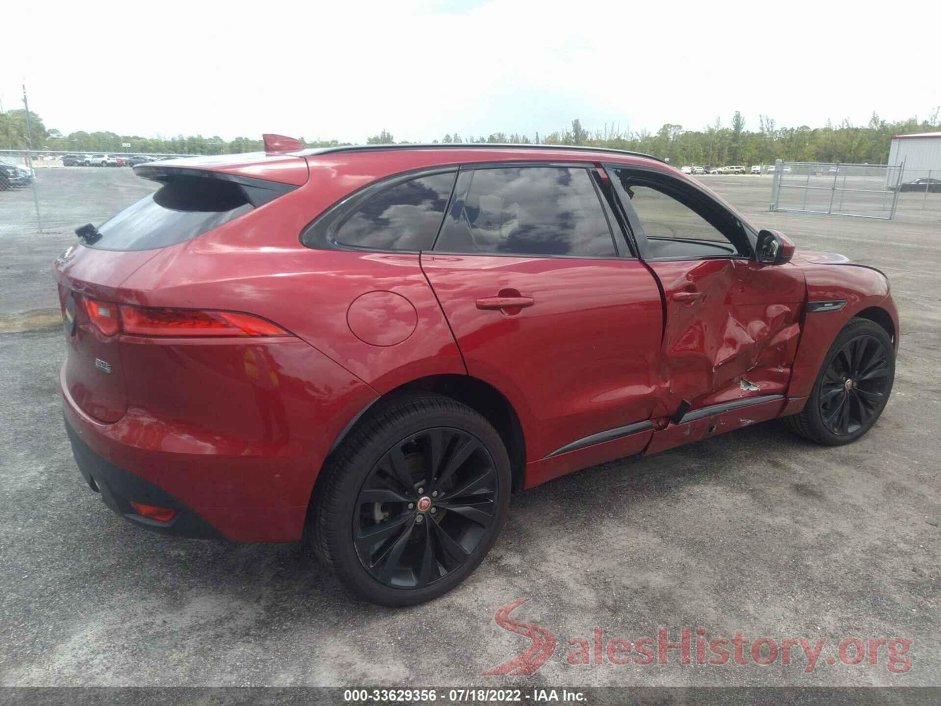 SADCL2GX7JA286920 2018 JAGUAR F-PACE