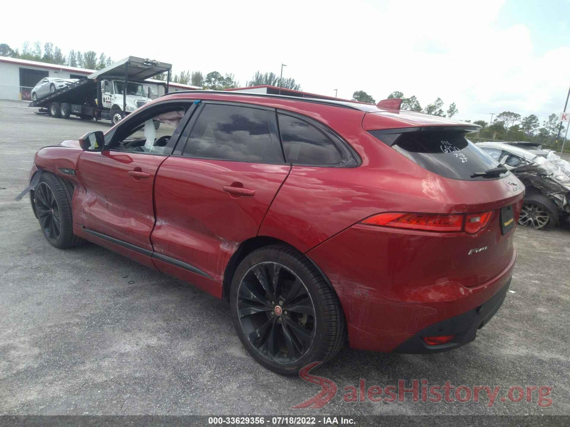 SADCL2GX7JA286920 2018 JAGUAR F-PACE