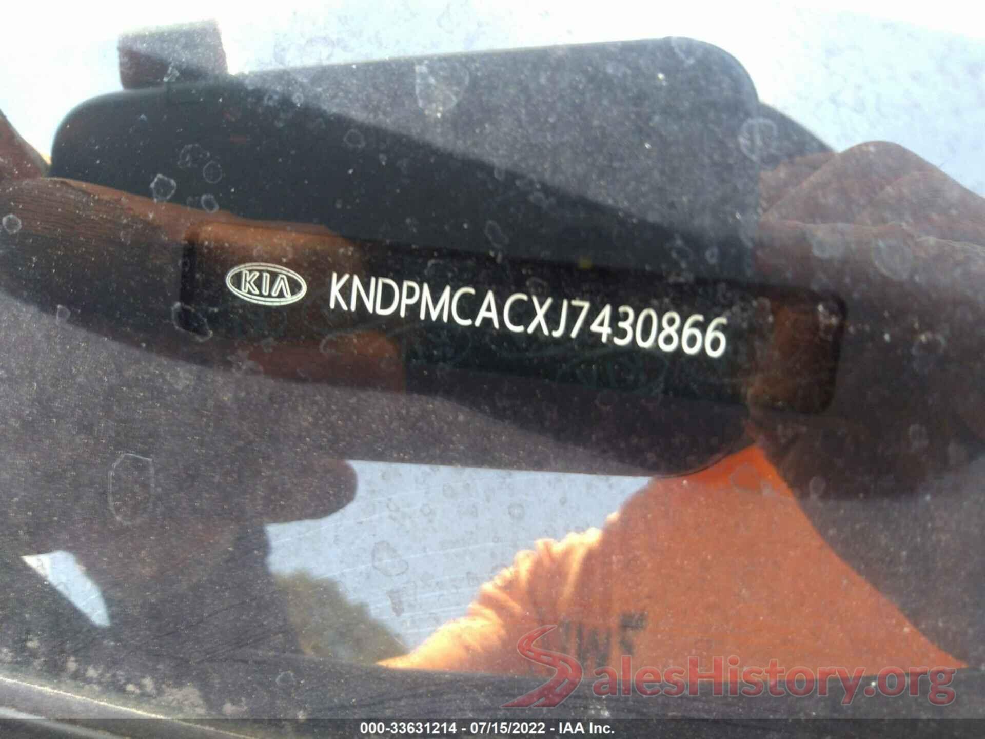 KNDPMCACXJ7430866 2018 KIA SPORTAGE