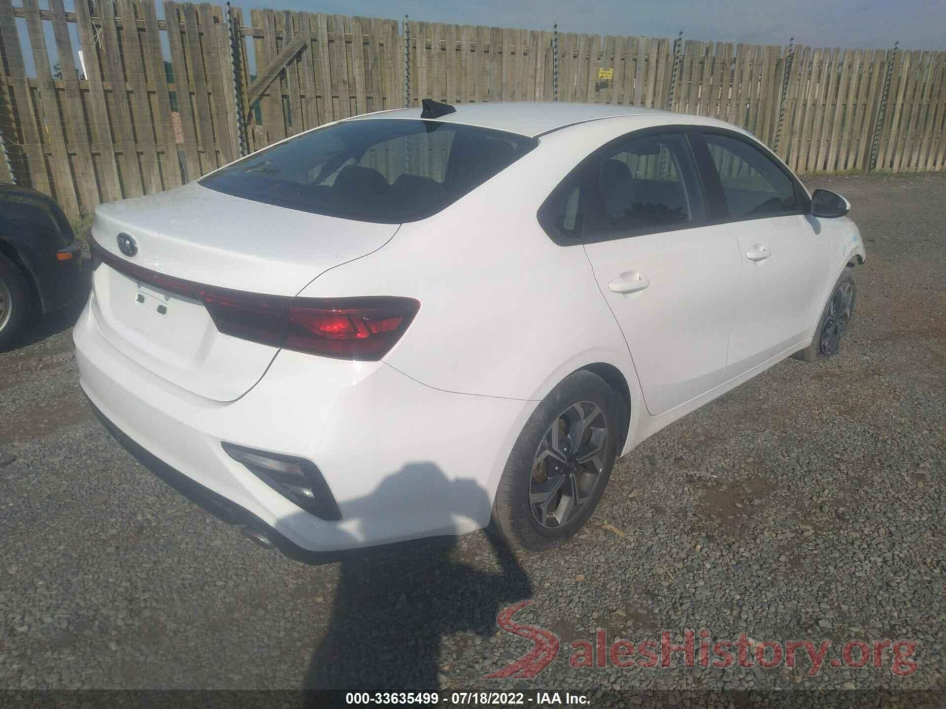 3KPF24ADXKE103014 2019 KIA FORTE