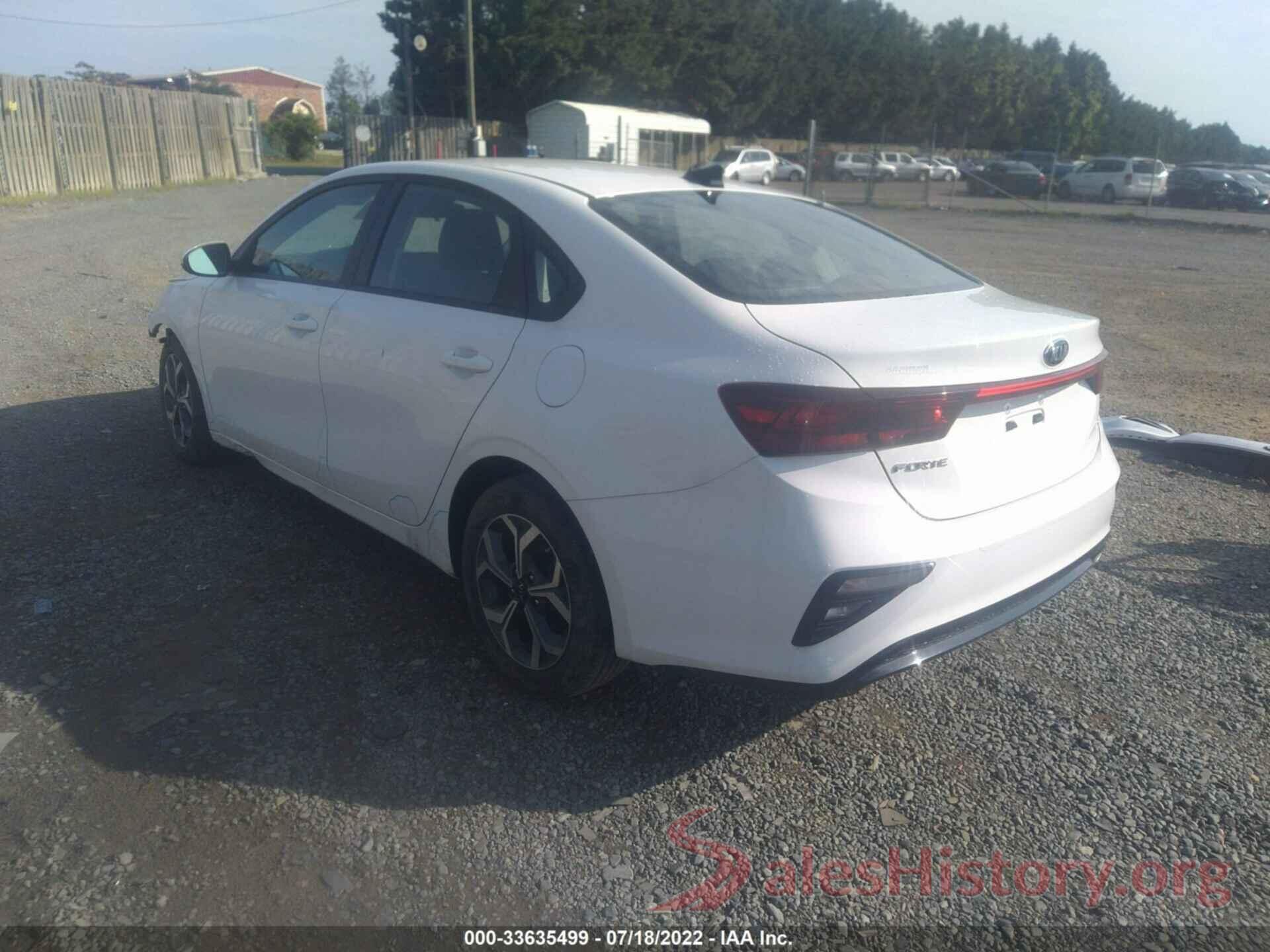 3KPF24ADXKE103014 2019 KIA FORTE