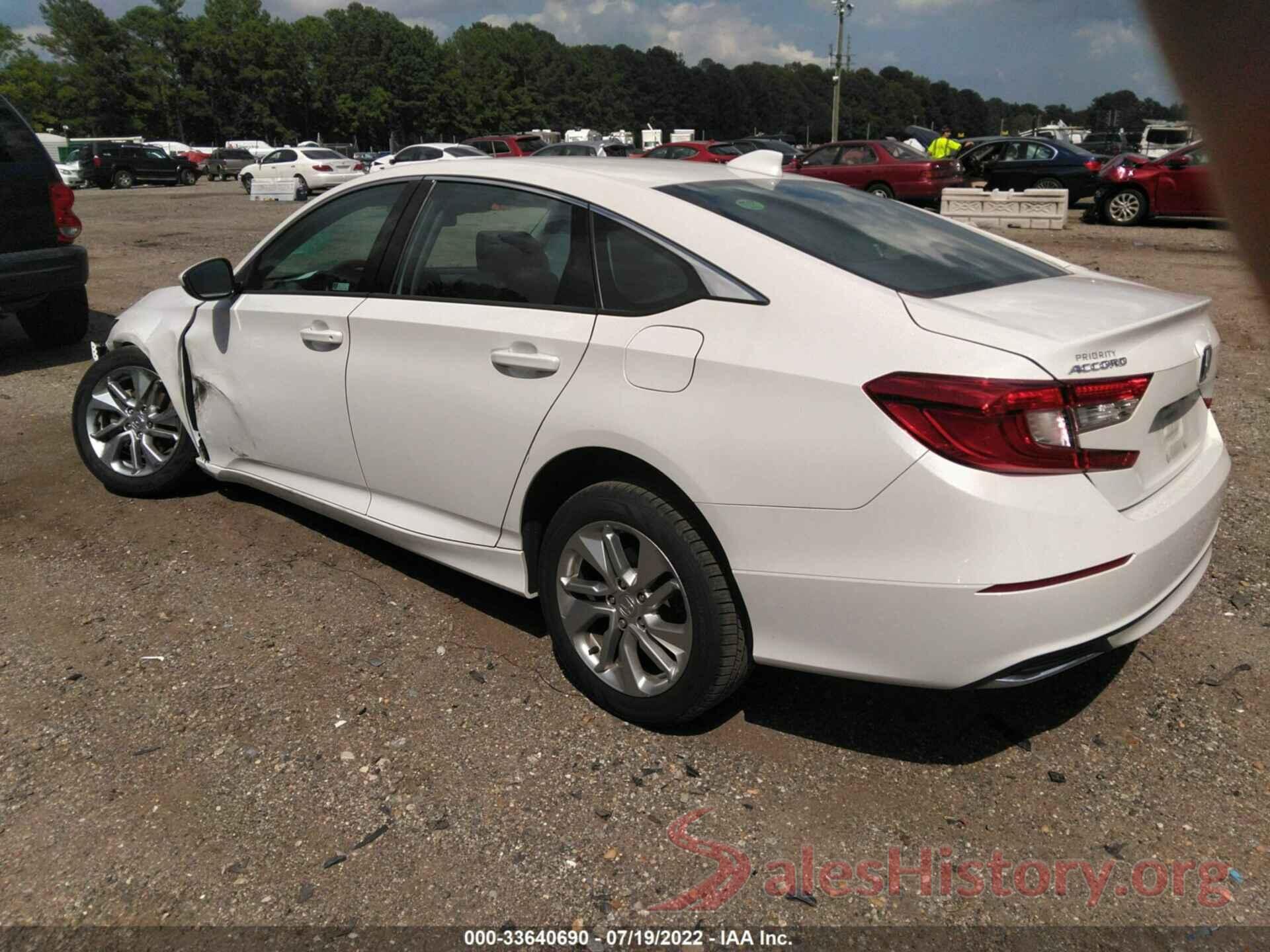 1HGCV1F10KA071850 2019 HONDA ACCORD SEDAN