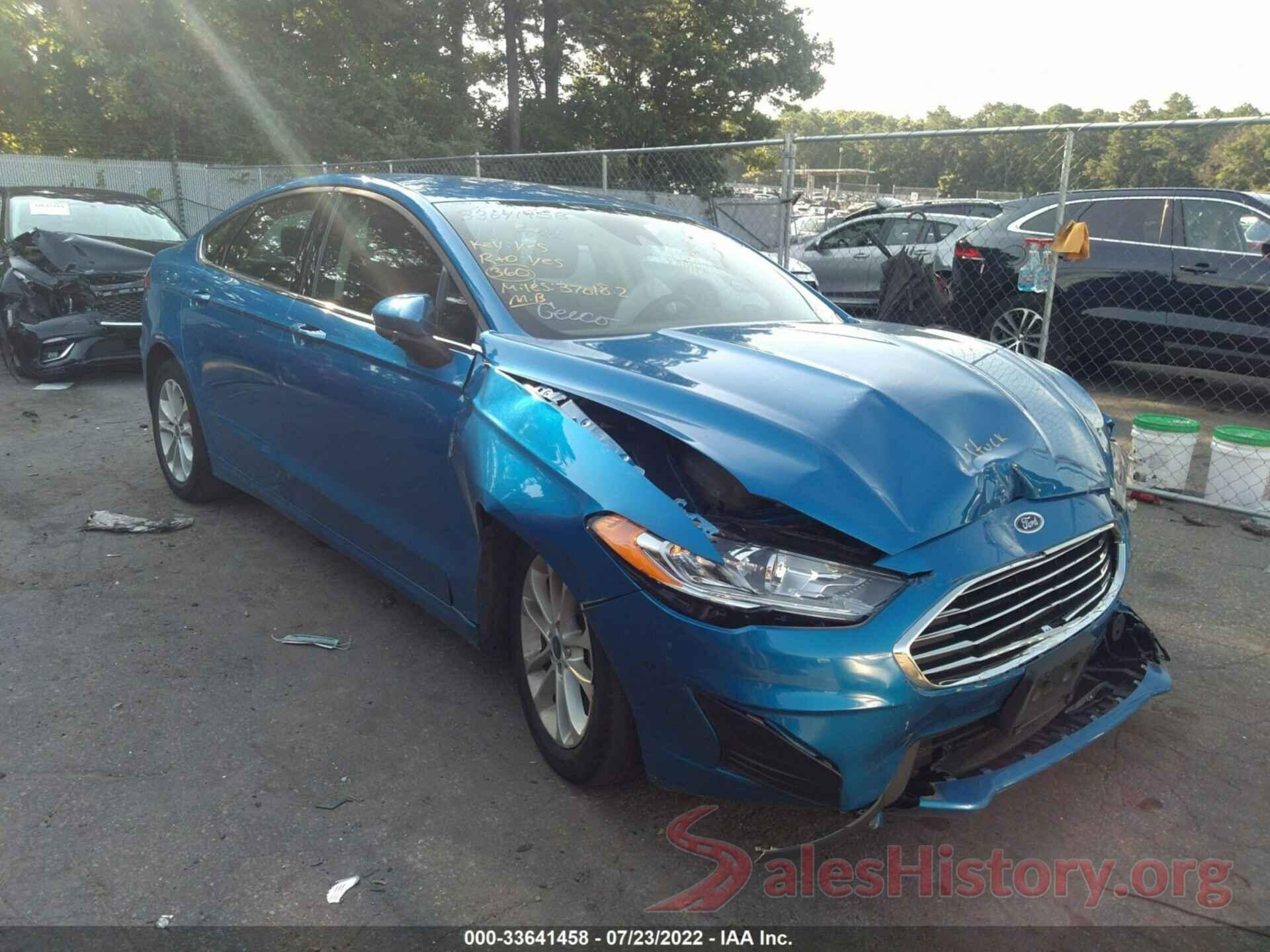 3FA6P0HD2KR279344 2019 FORD FUSION