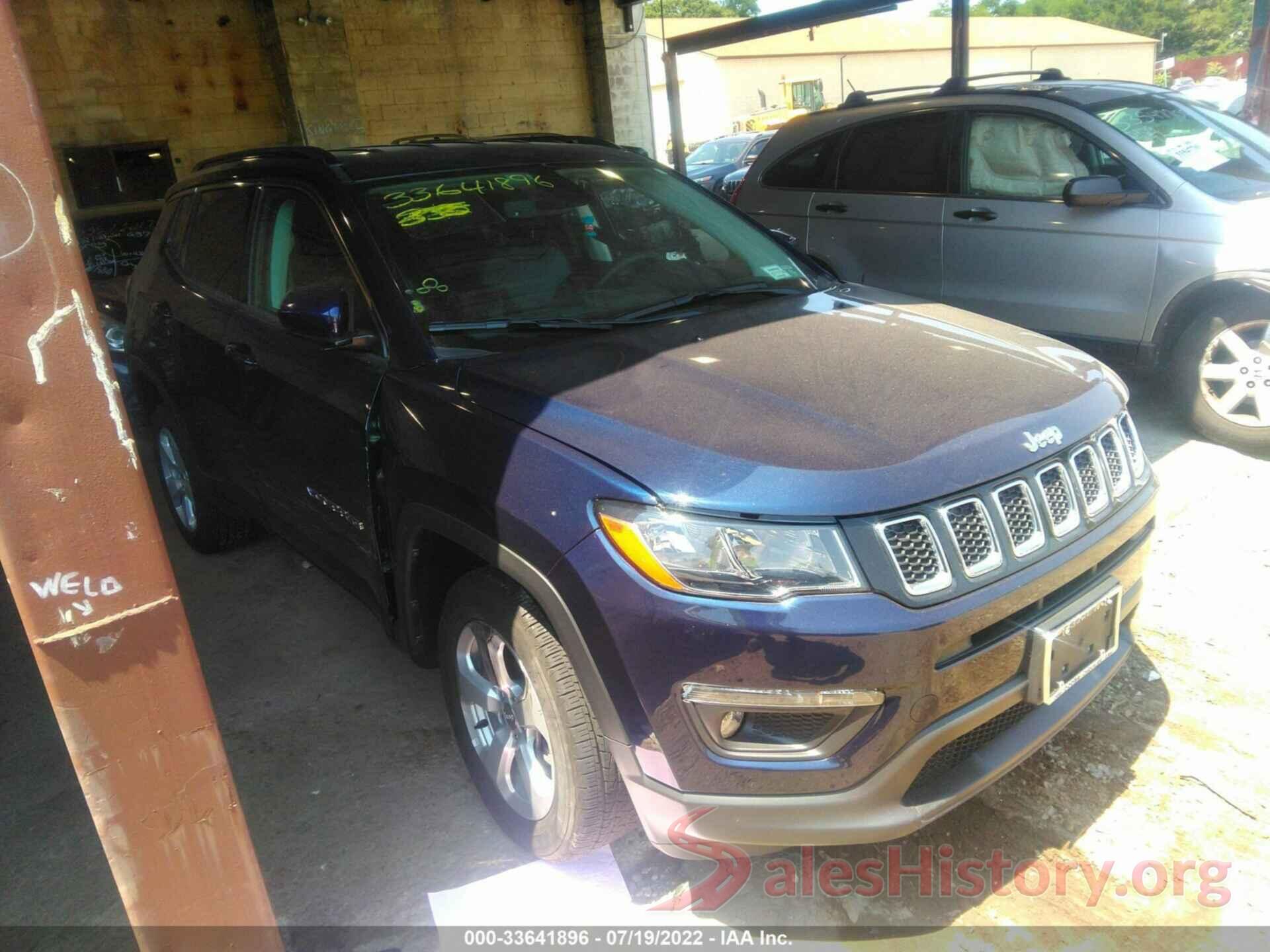 3C4NJDBB0LT204877 2020 JEEP COMPASS