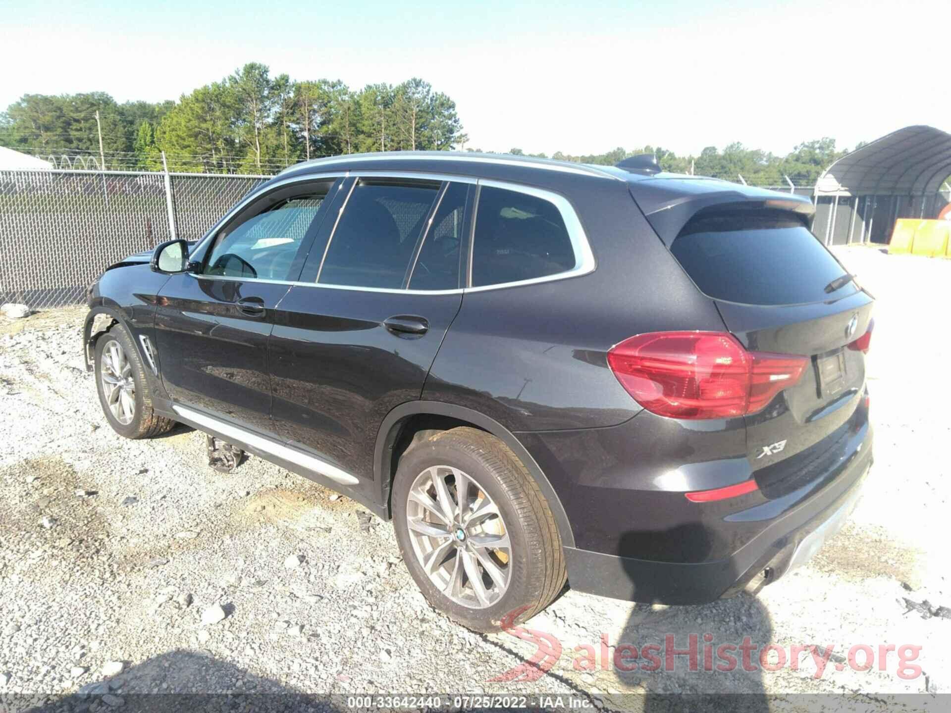 5UXTR9C52KLD97406 2019 BMW X3