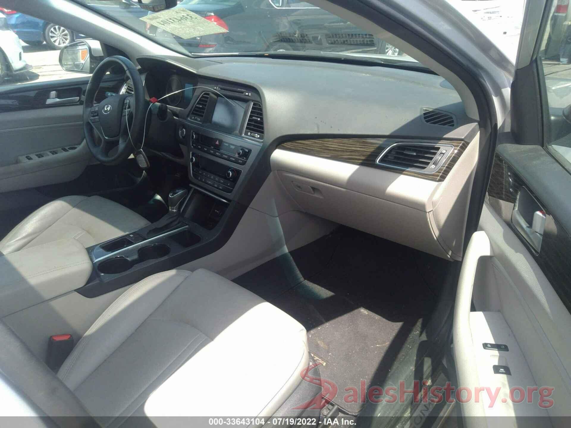 5NPE34AFXHH521541 2017 HYUNDAI SONATA