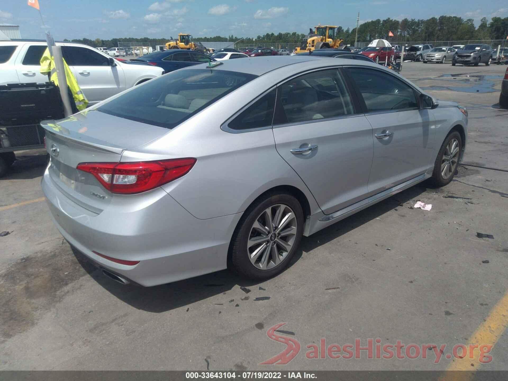 5NPE34AFXHH521541 2017 HYUNDAI SONATA