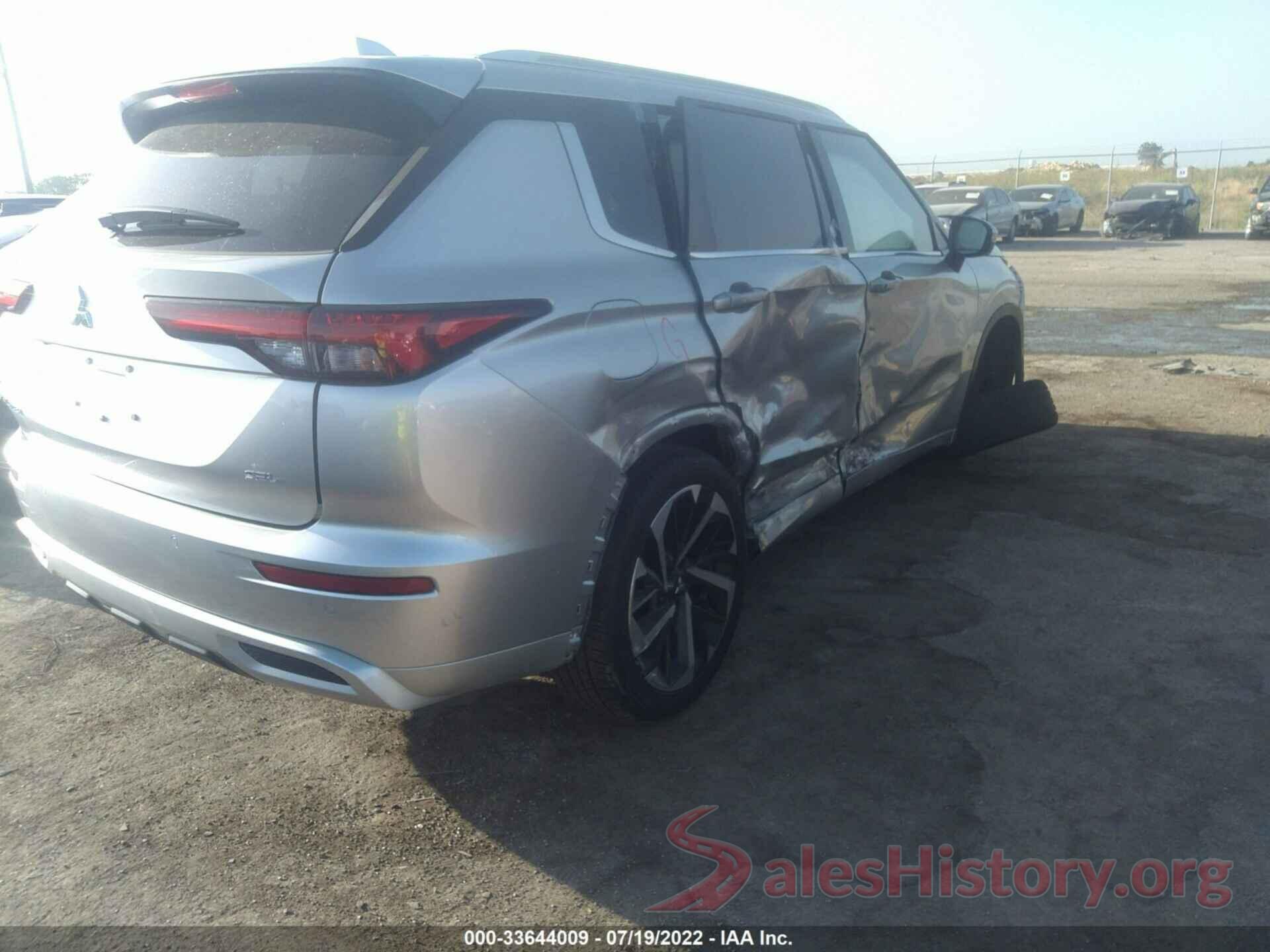 JA4J3VA86NZ057653 2022 MITSUBISHI OUTLANDER