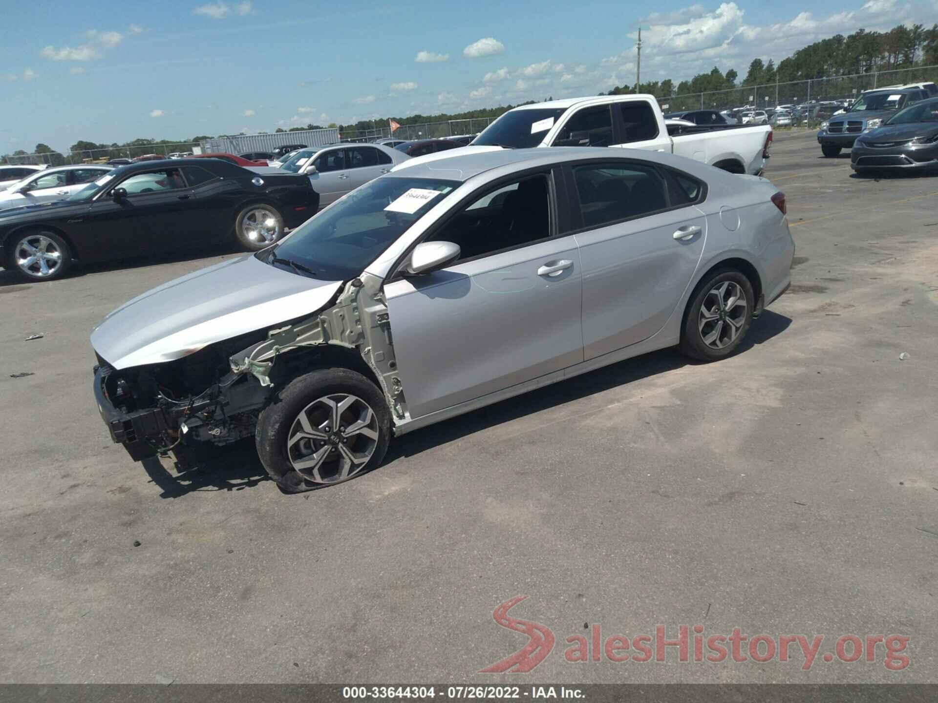 3KPF24AD2LE241180 2020 KIA FORTE